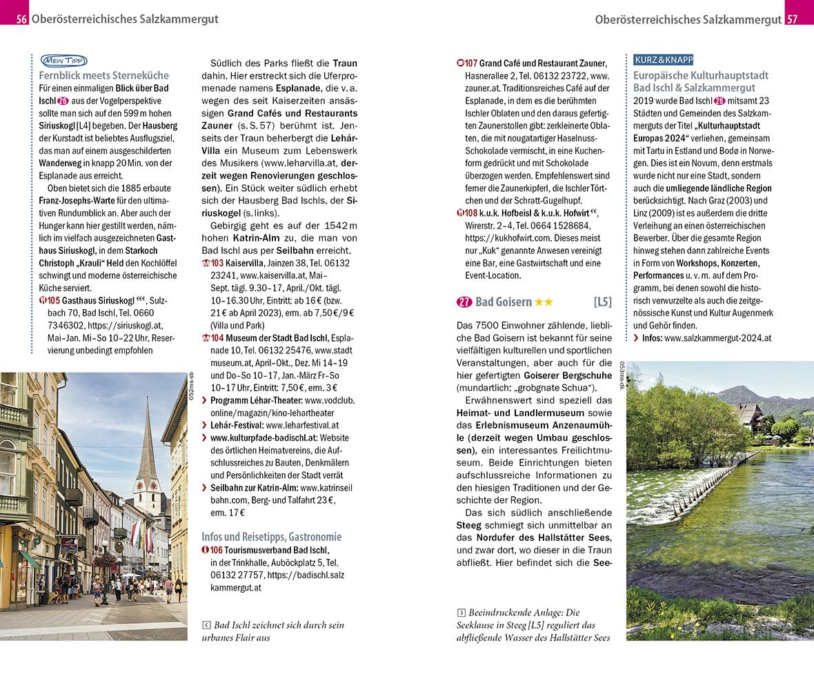 Beispielinhalt (Bild) Reise Know-How MeinTrip Salzburger Land und Salzkammergut