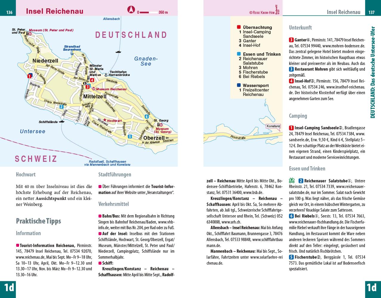 Beispielinhalt (Bild) Reise Know-How Reiseführer Bodensee