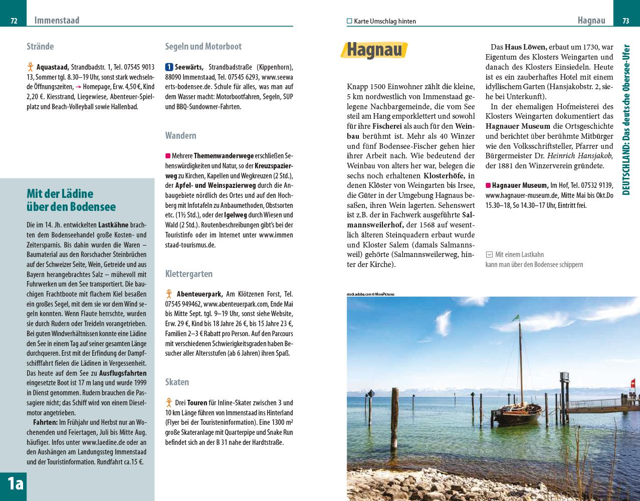 Beispielinhalt (Bild) Reise Know-How Reiseführer Bodensee