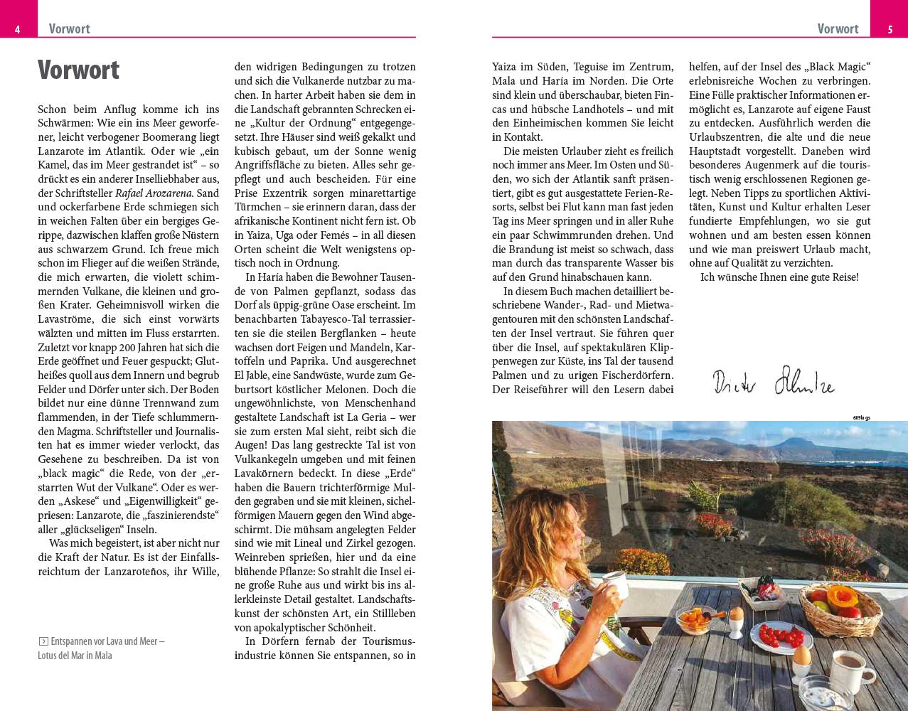 Beispielinhalt (Bild) Reise Know-How Reiseführer Lanzarote