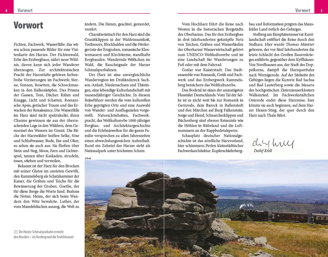 Beispielinhalt (Bild) Reise Know-How Reiseführer Harz