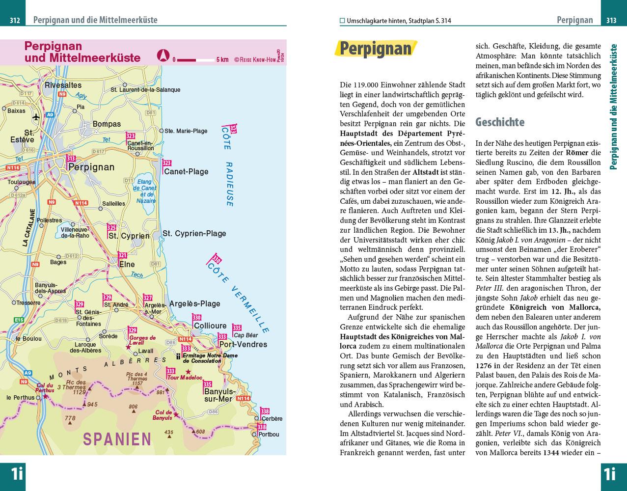 Beispielinhalt (Bild) Reise Know-How Reiseführer Pyrenäen