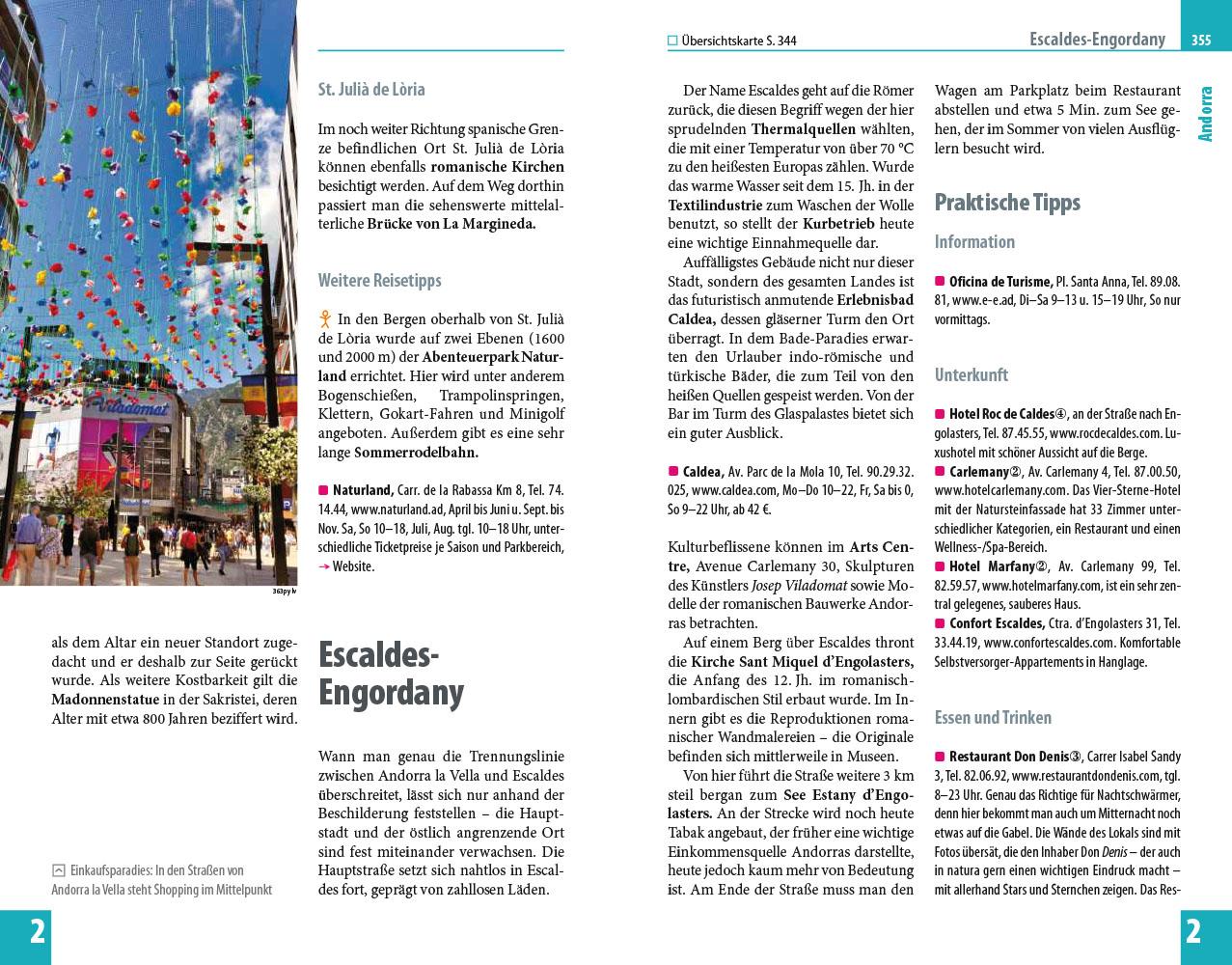 Beispielinhalt (Bild) Reise Know-How Reiseführer Pyrenäen