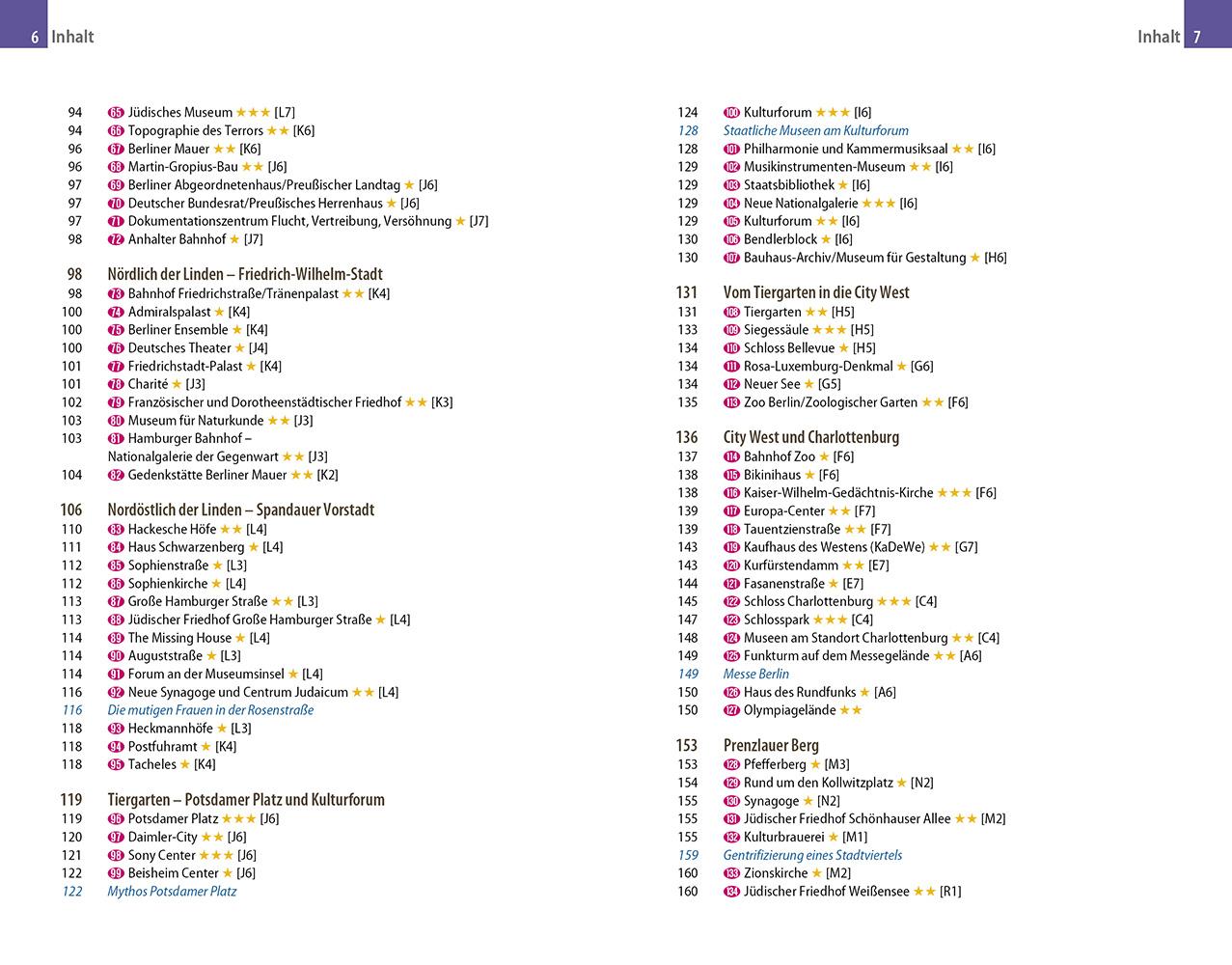 Beispielinhalt (Bild) Reise Know-How Reiseführer Berlin mit Potsdam (CityTrip PLUS)