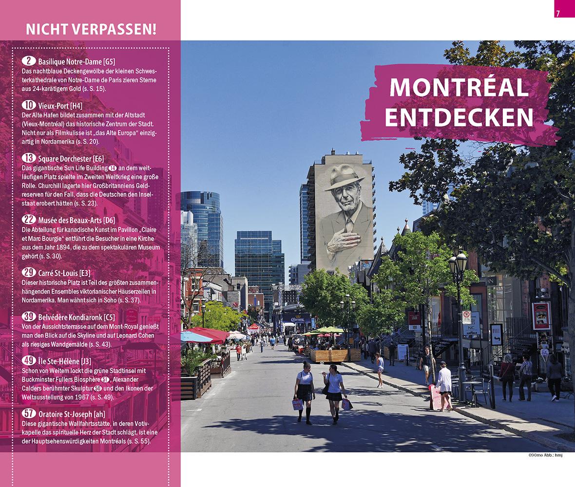 Beispielinhalt (Bild) Reise Know-How CityTrip Montréal