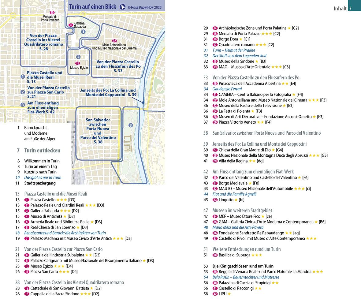 Beispielinhalt (Bild) Reise Know-How CityTrip Turin