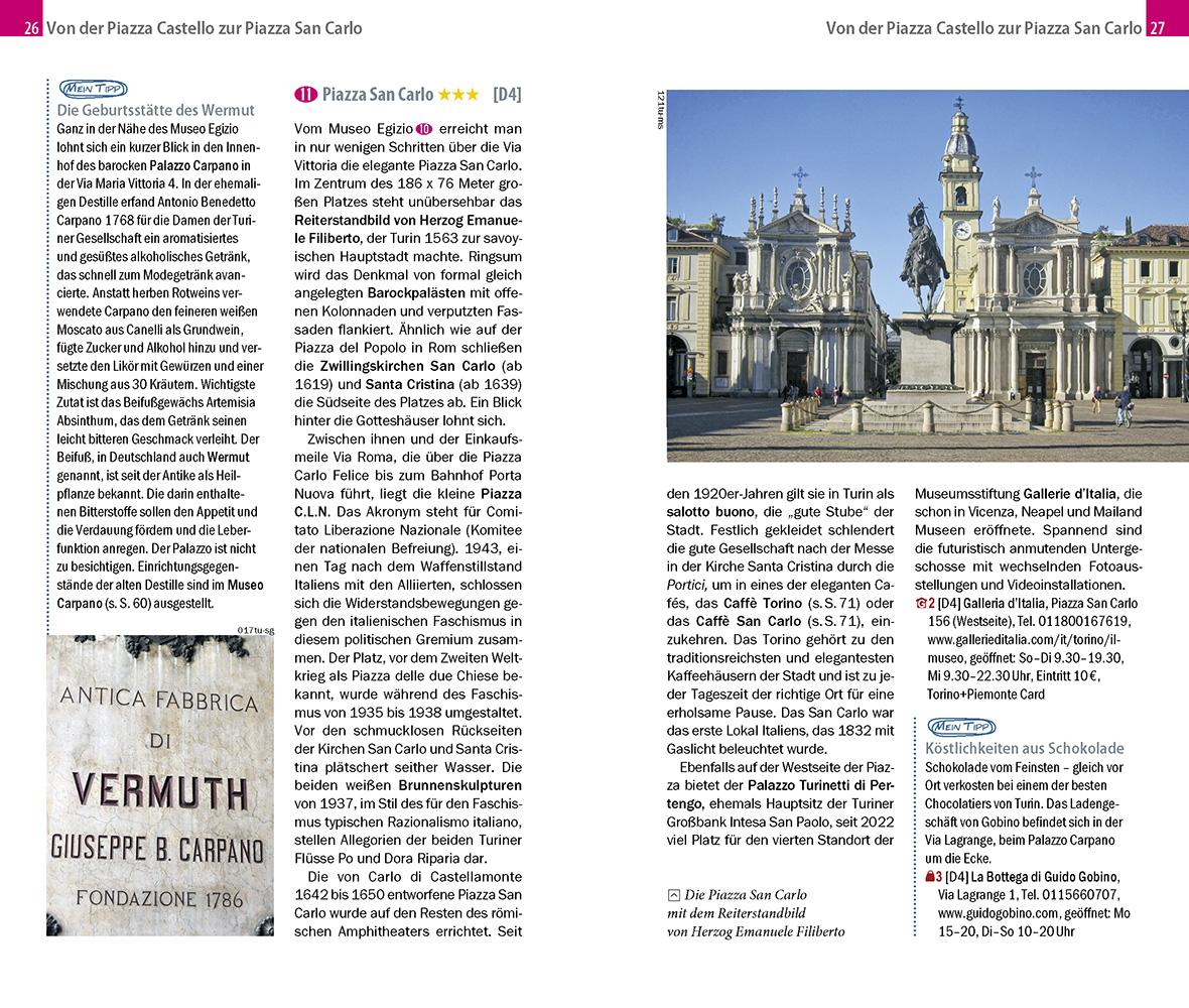Beispielinhalt (Bild) Reise Know-How CityTrip Turin