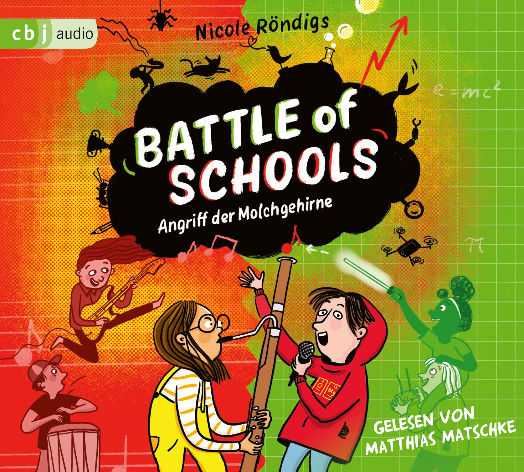 Vorderes Coverbild Battle of Schools  - Angriff der Molchgehirne