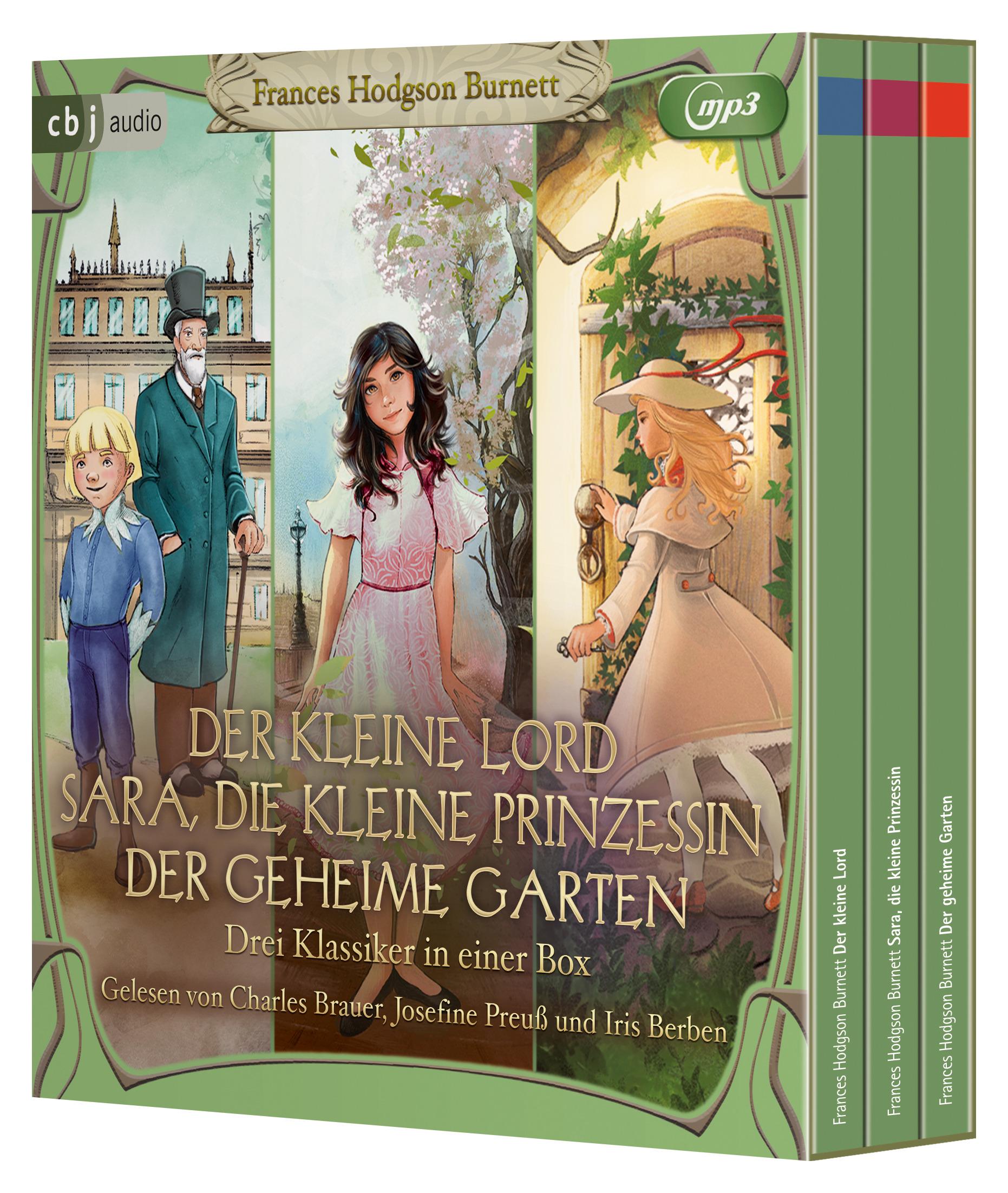 Vorderes Coverbild Der kleine Lord. Sara, die kleine Prinzessin. Der geheime Garten