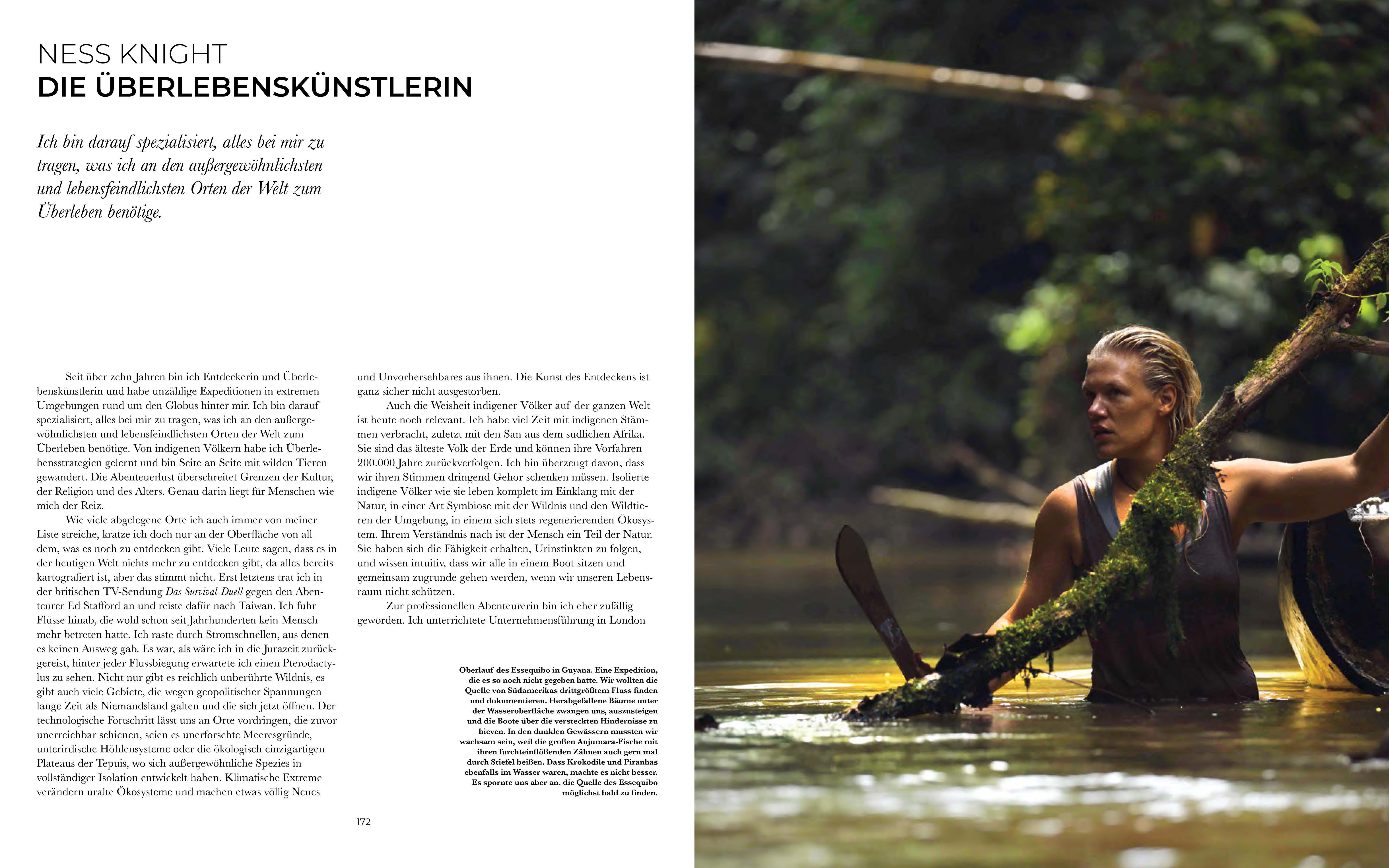 Beispielinhalt (Bild) Abenteurerin