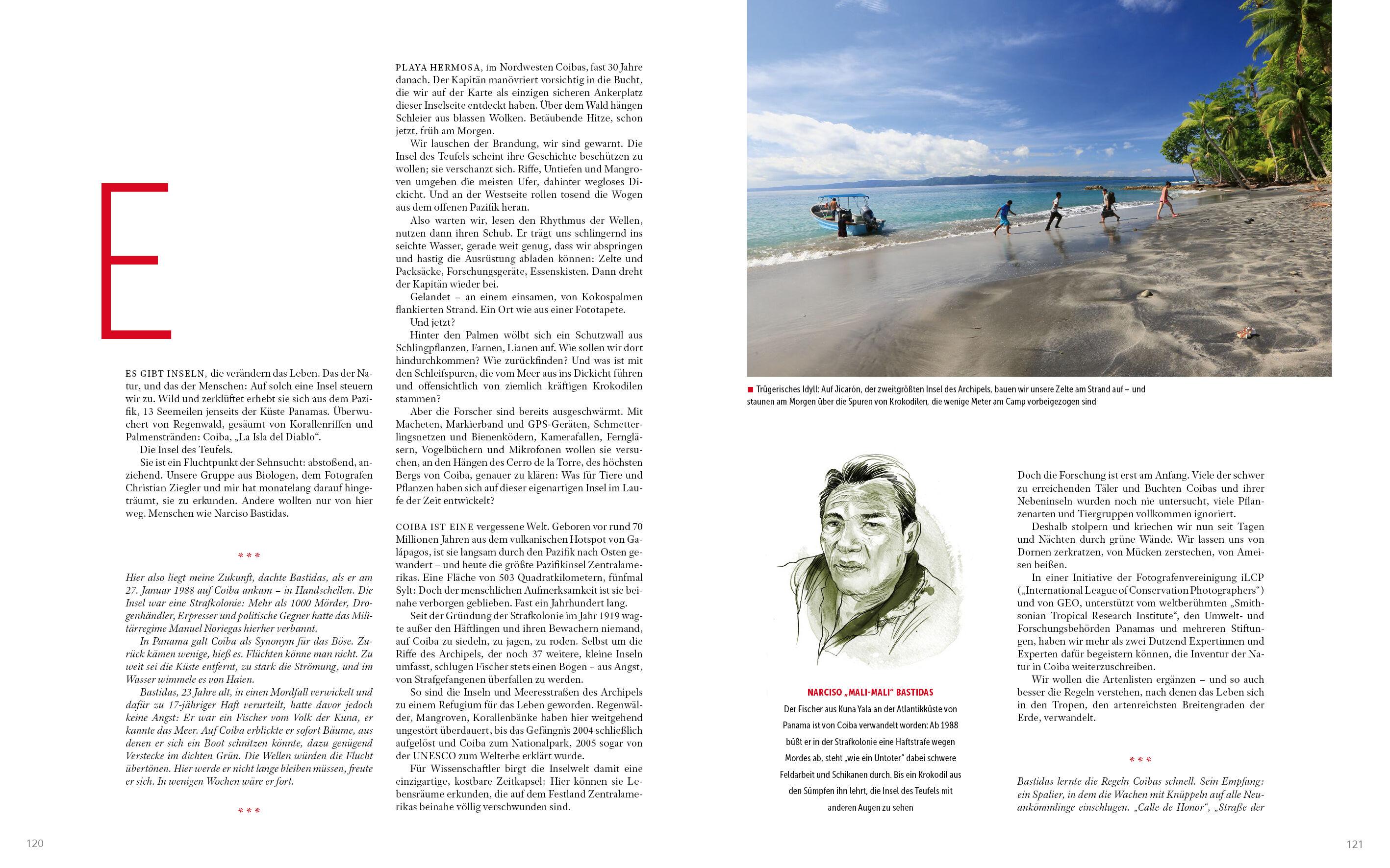 Beispielinhalt (Bild) Bis an den Rand der Welt