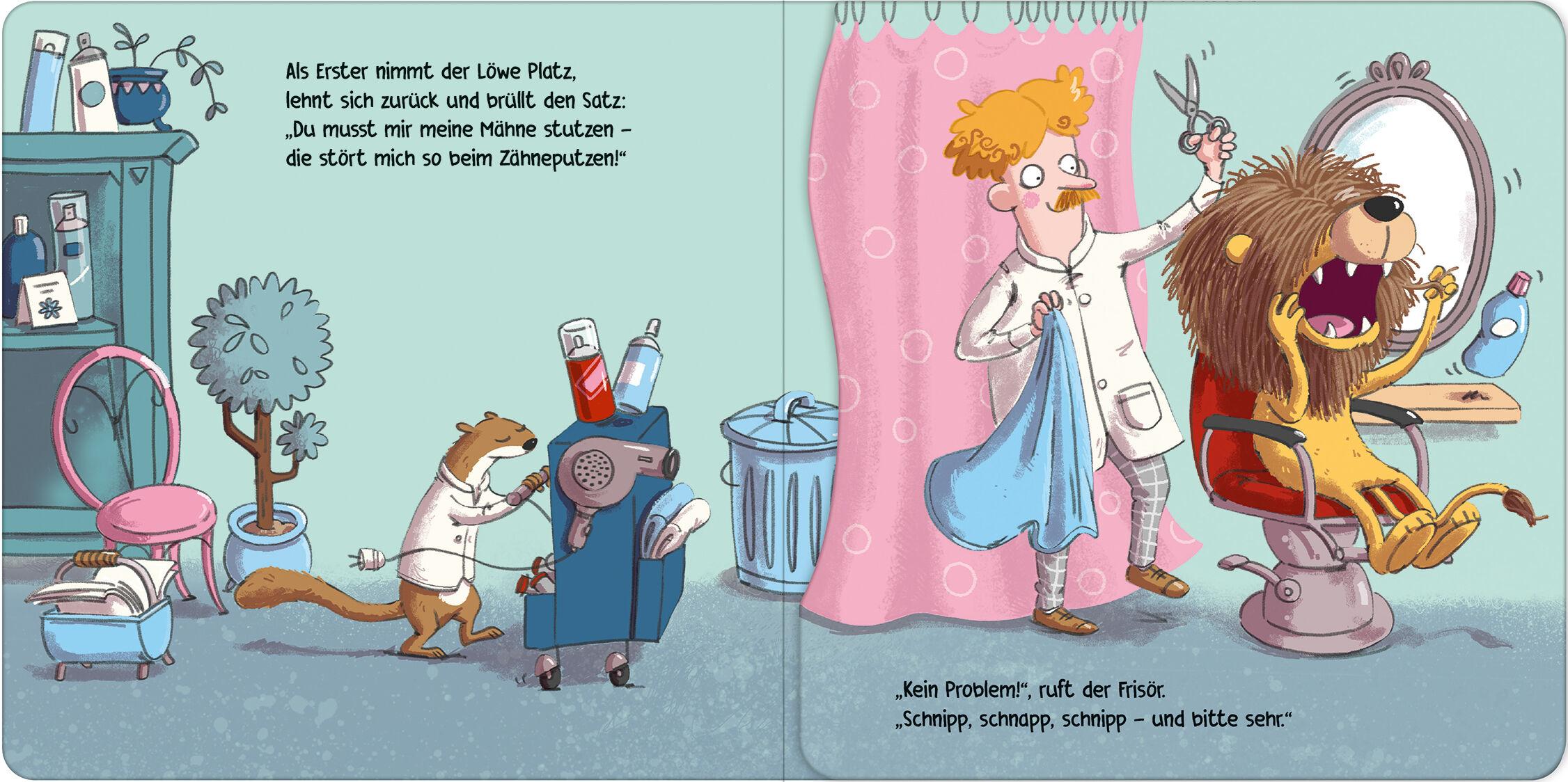 Beispielinhalt (Bild) Mähne schneiden? Bitte sehr! Komm zu Kalle Tierfrisör