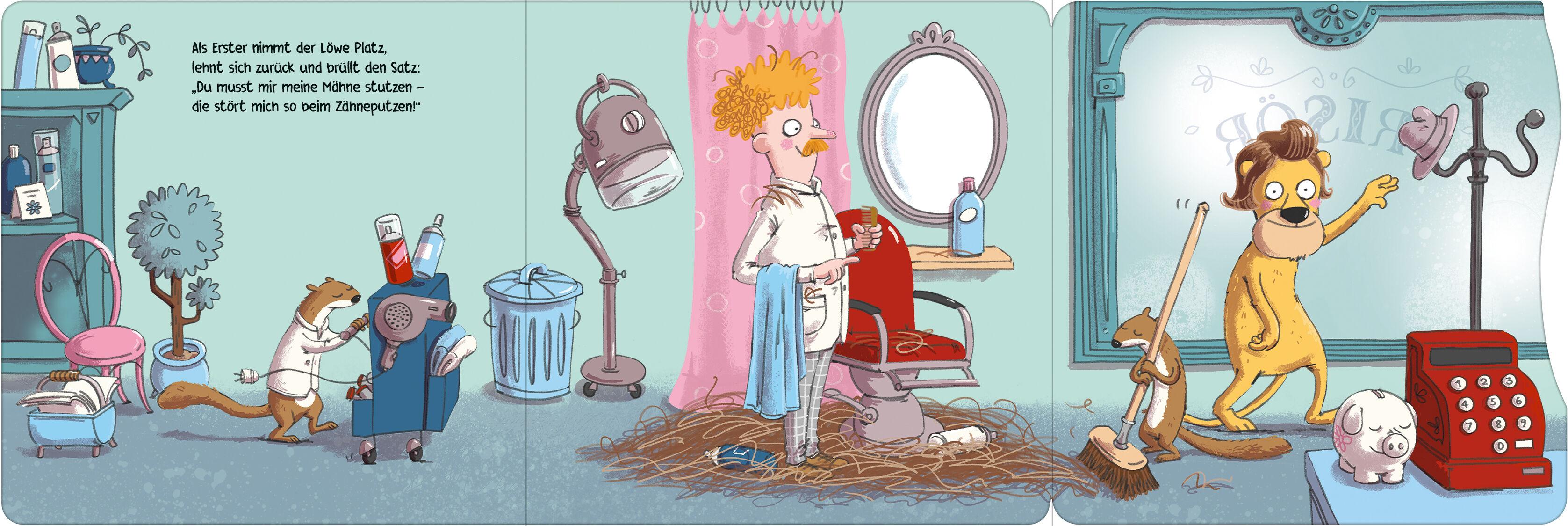 Beispielinhalt (Bild) Mähne schneiden? Bitte sehr! Komm zu Kalle Tierfrisör