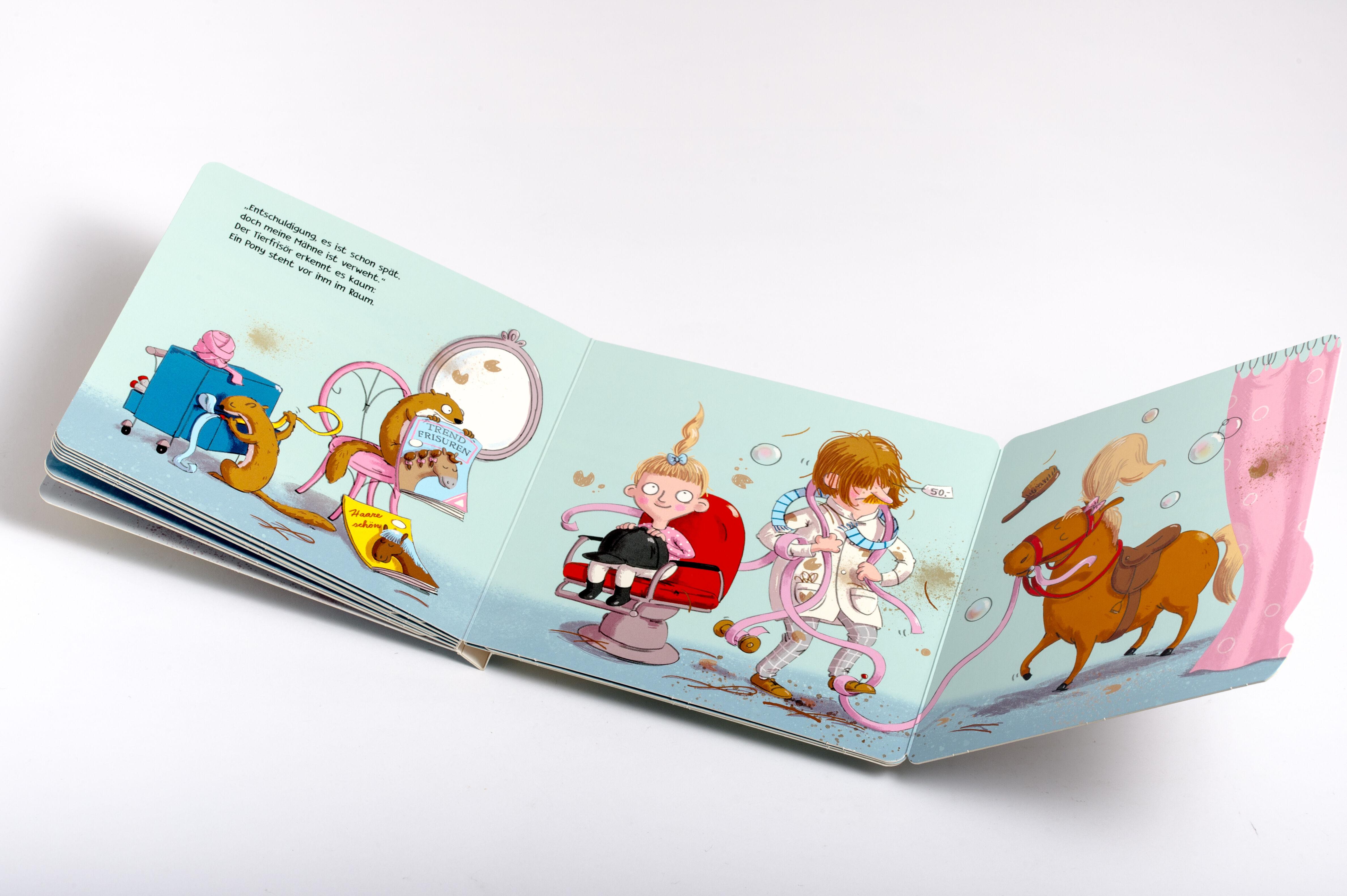 Beispielinhalt (Bild) Mähne schneiden? Bitte sehr! Komm zu Kalle Tierfrisör