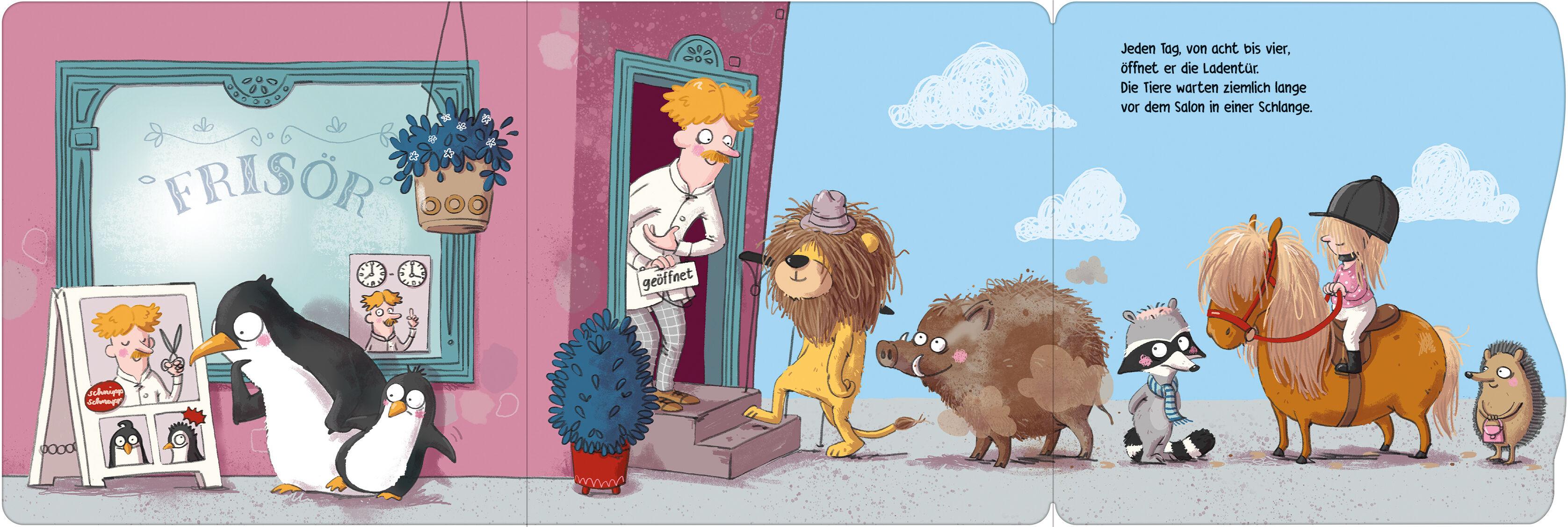 Beispielinhalt (Bild) Mähne schneiden? Bitte sehr! Komm zu Kalle Tierfrisör