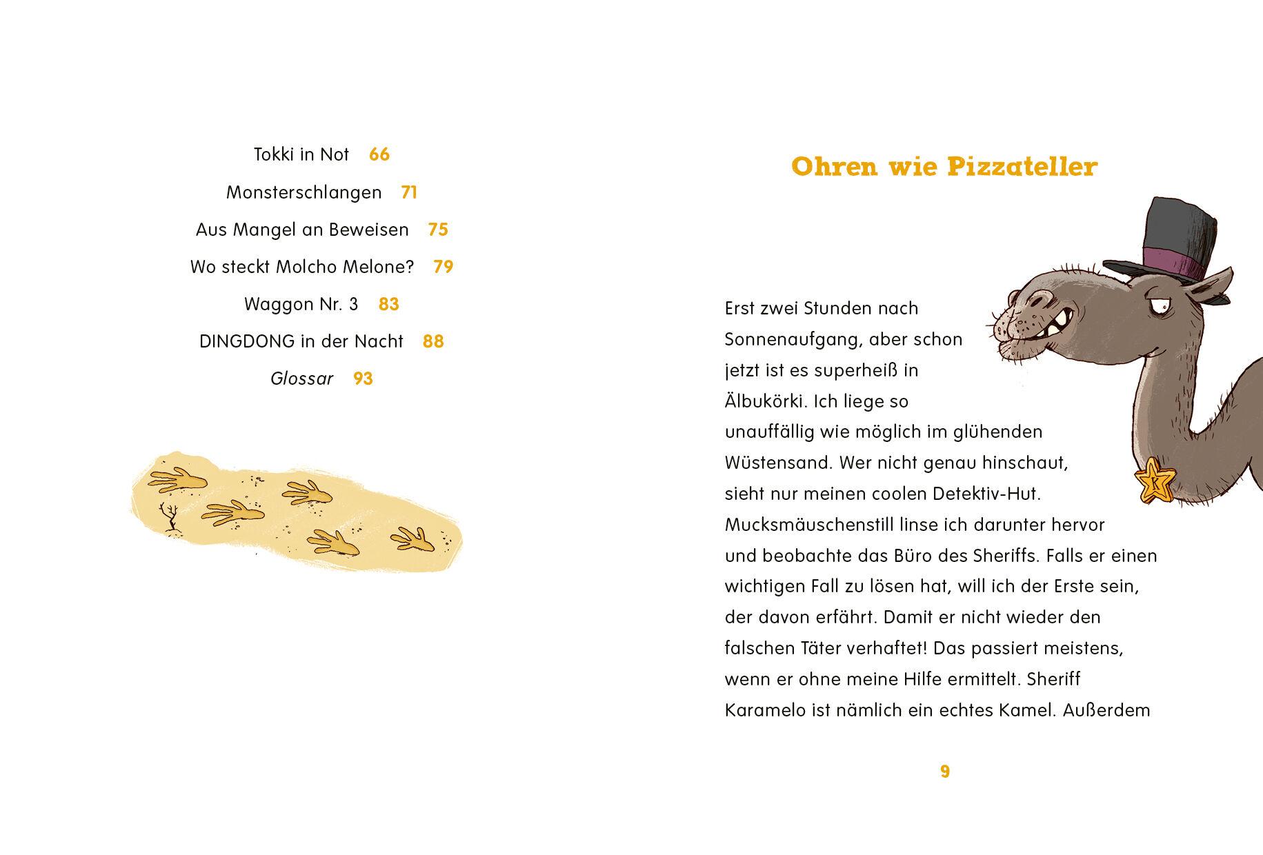 Beispielinhalt (Bild) Roger Rättel und die heißeste Detektivschule der Welt