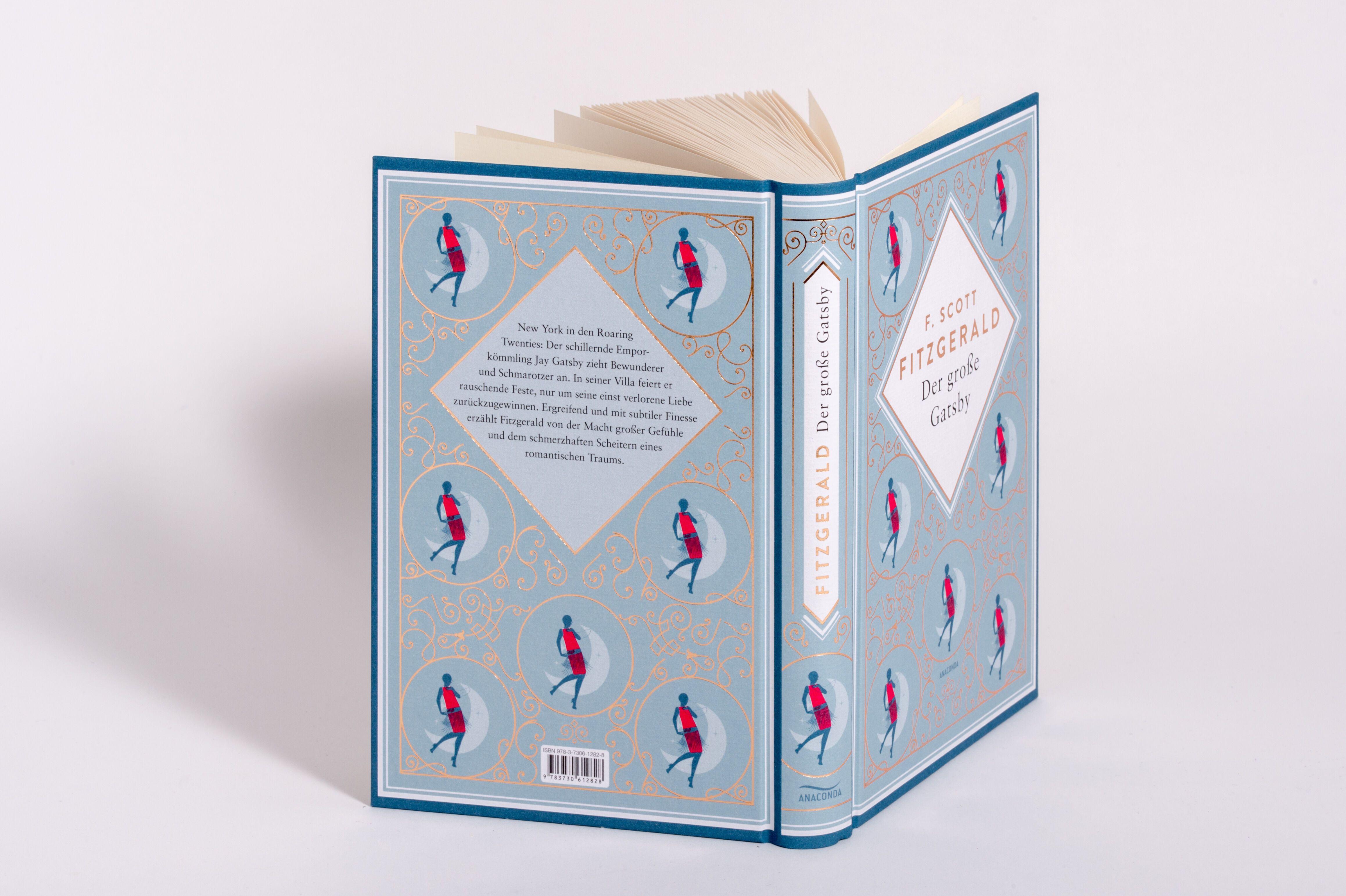 Beispielinhalt (Bild) Der große Gatsby. Schmuckausgabe mit Kupferprägung