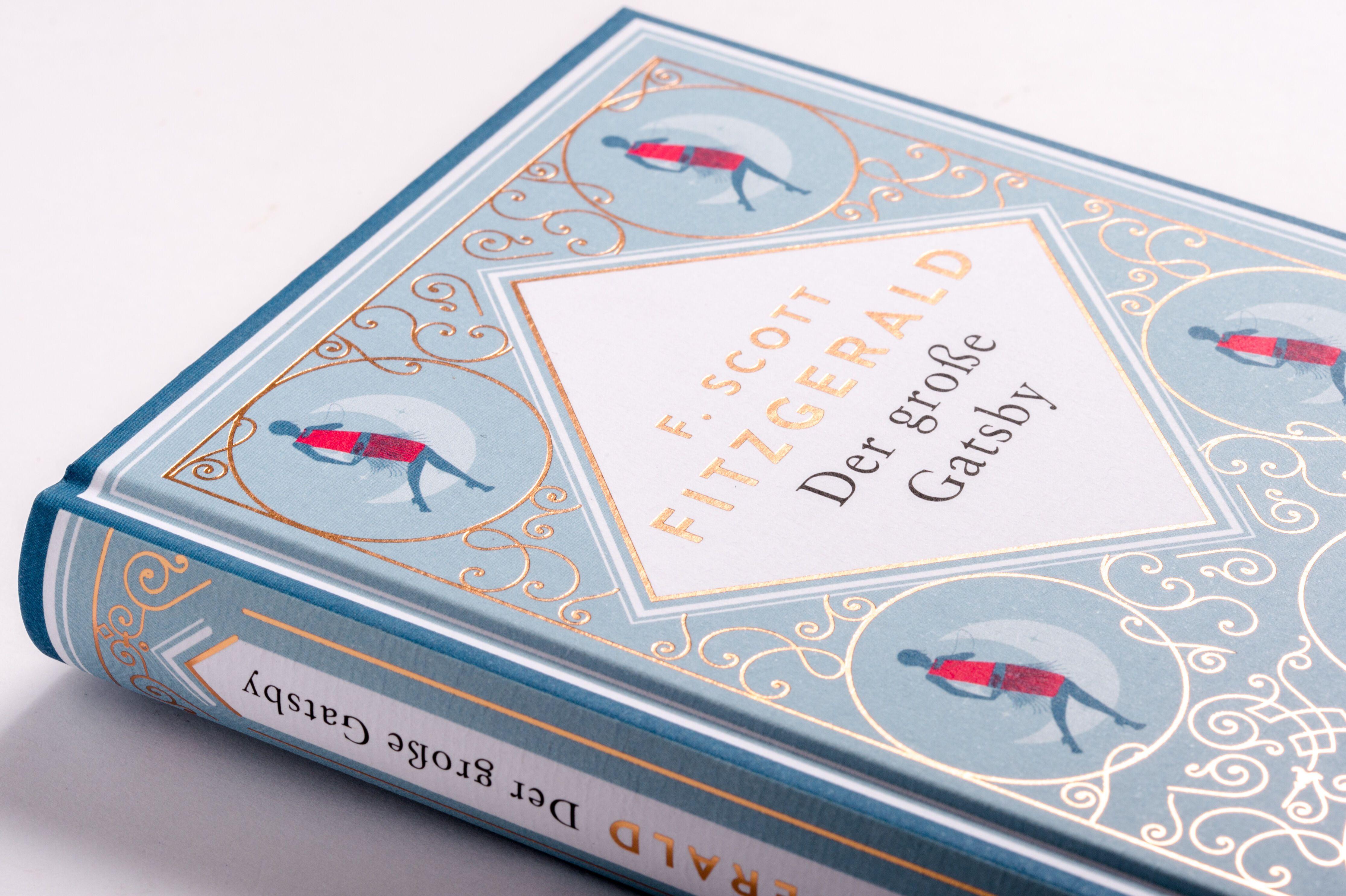 Beispielinhalt (Bild) Der große Gatsby. Schmuckausgabe mit Kupferprägung