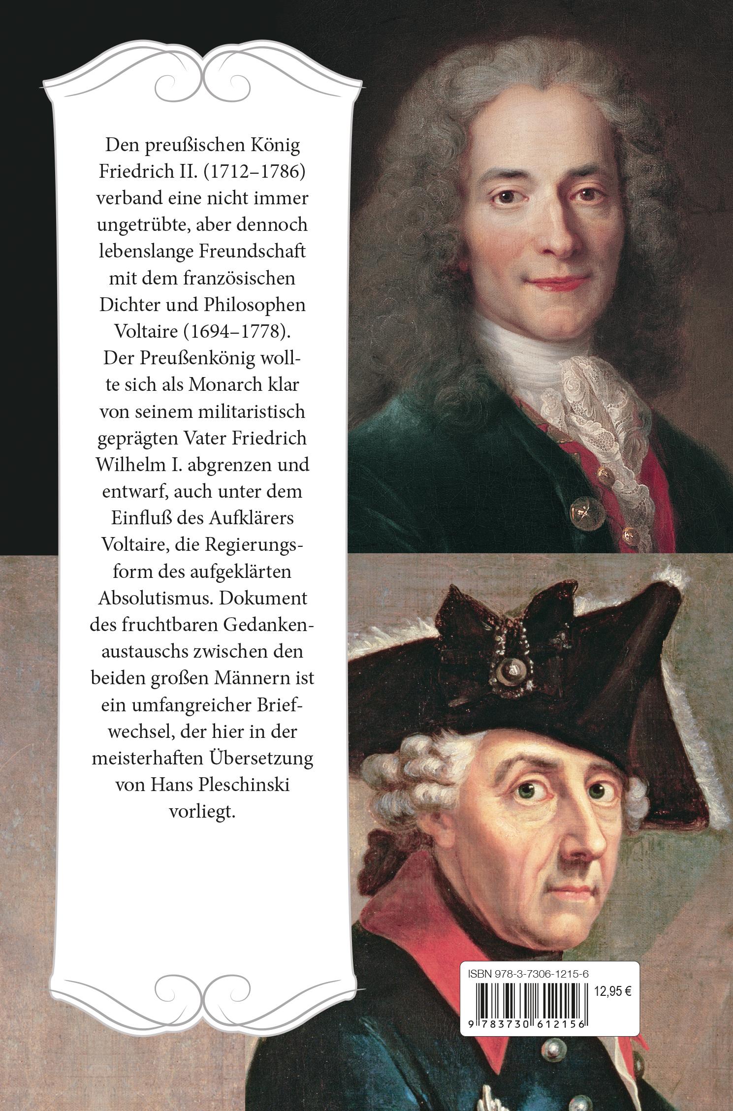 Beispielinhalt (Bild) Voltaire - Friedrich der Große. Briefwechsel