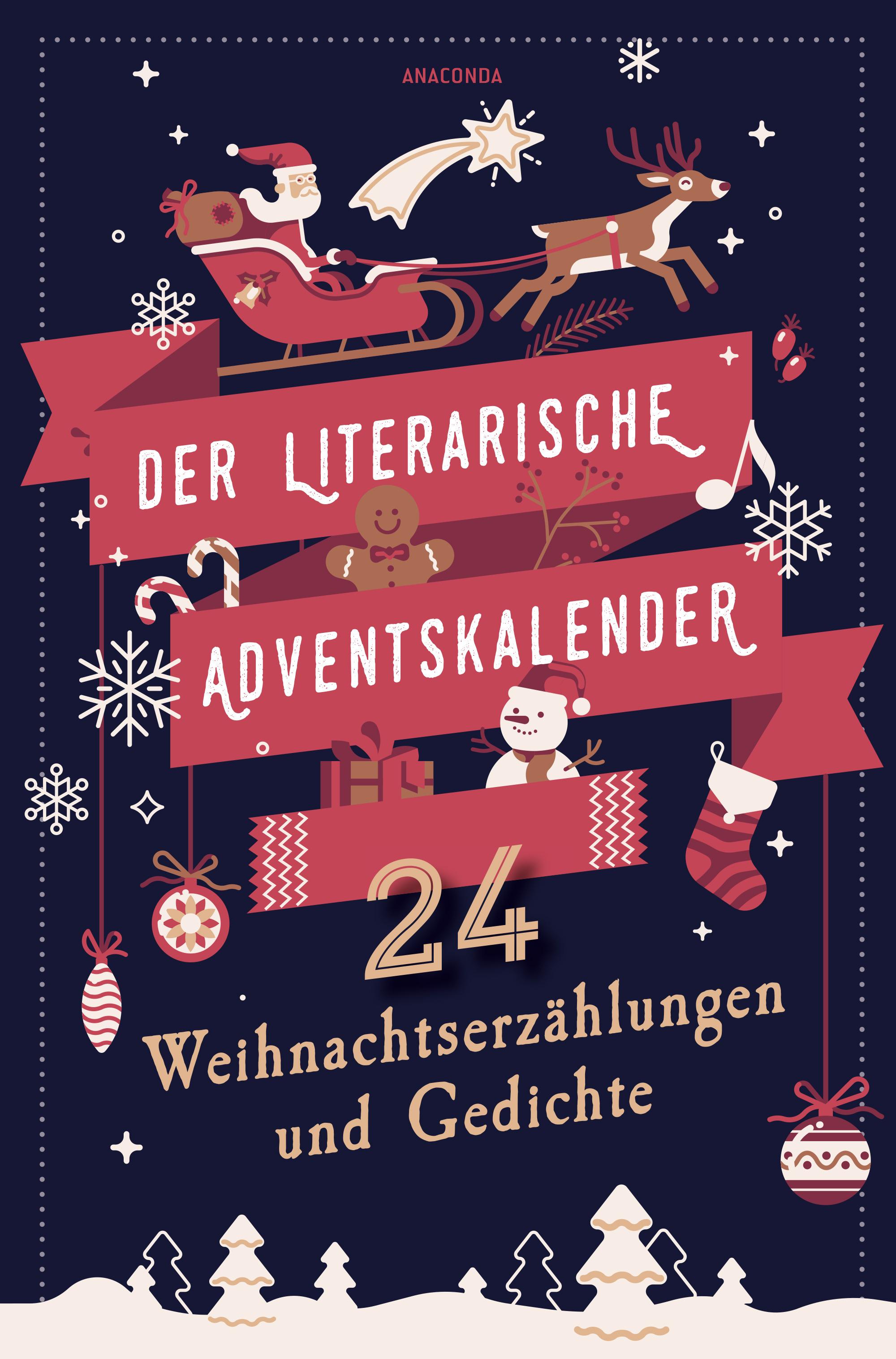Vorderes Coverbild Der literarische Adventskalender. 24 Weihnachtserzählungen und Gedichte