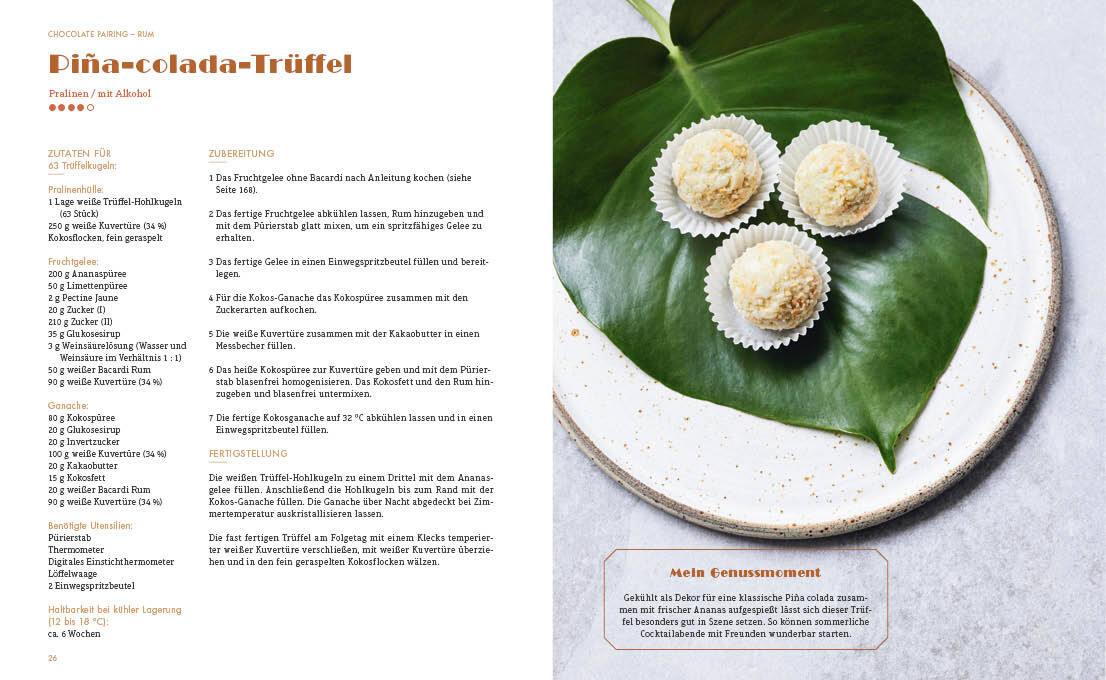 Beispielinhalt (Bild) Schokolade & Drinks edel kombiniert