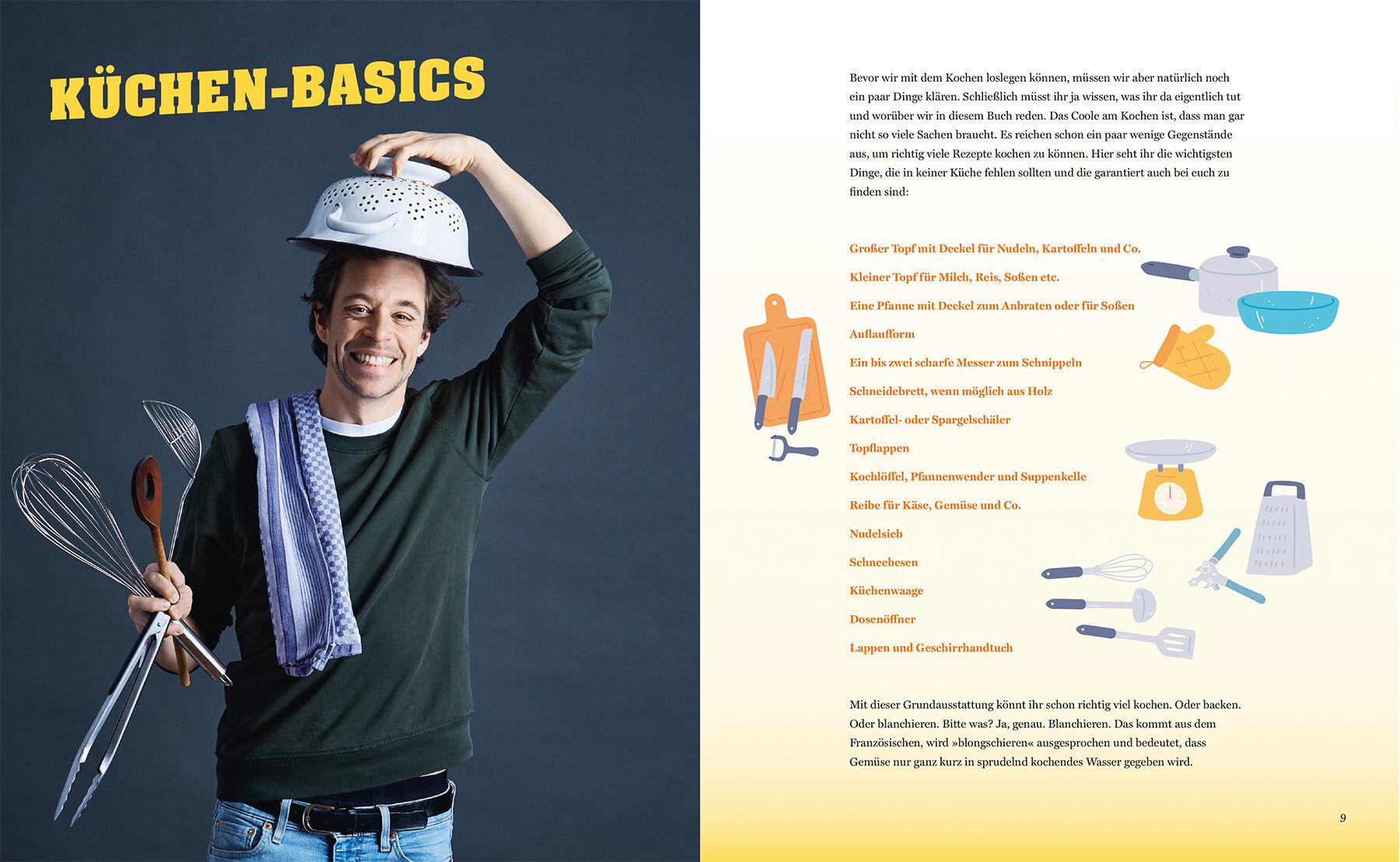 Beispielinhalt (Bild) Kocht mit Checker Tobi  - Meine Lieblingsgerichte, Mitmach-Checks und Checker-Fragen rund ums Essen