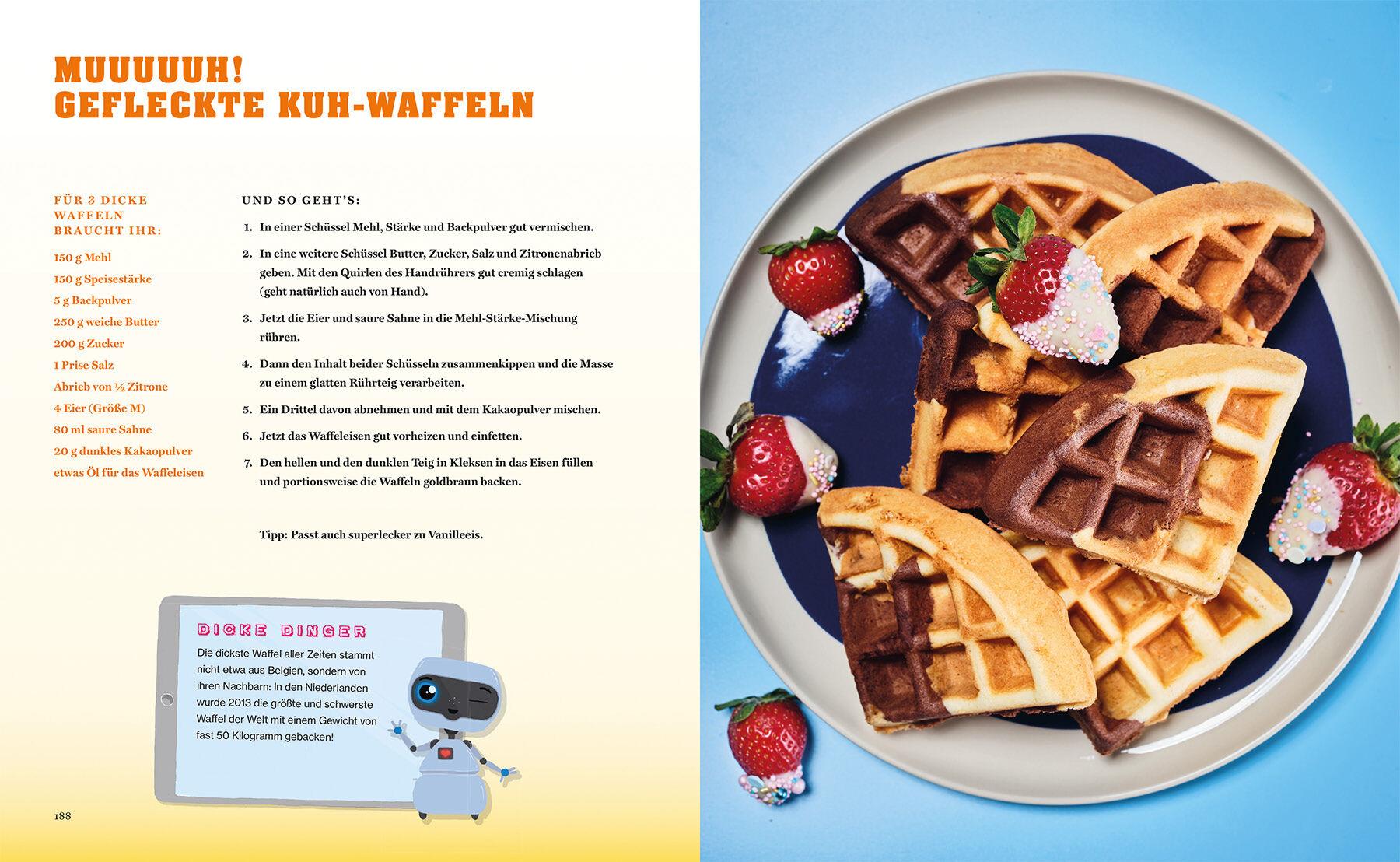 Beispielinhalt (Bild) Kocht mit Checker Tobi  - Meine Lieblingsgerichte, Mitmach-Checks und Checker-Fragen rund ums Essen