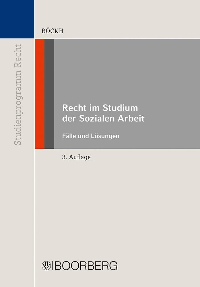 Vorderes Coverbild Recht im Studium der Sozialen Arbeit