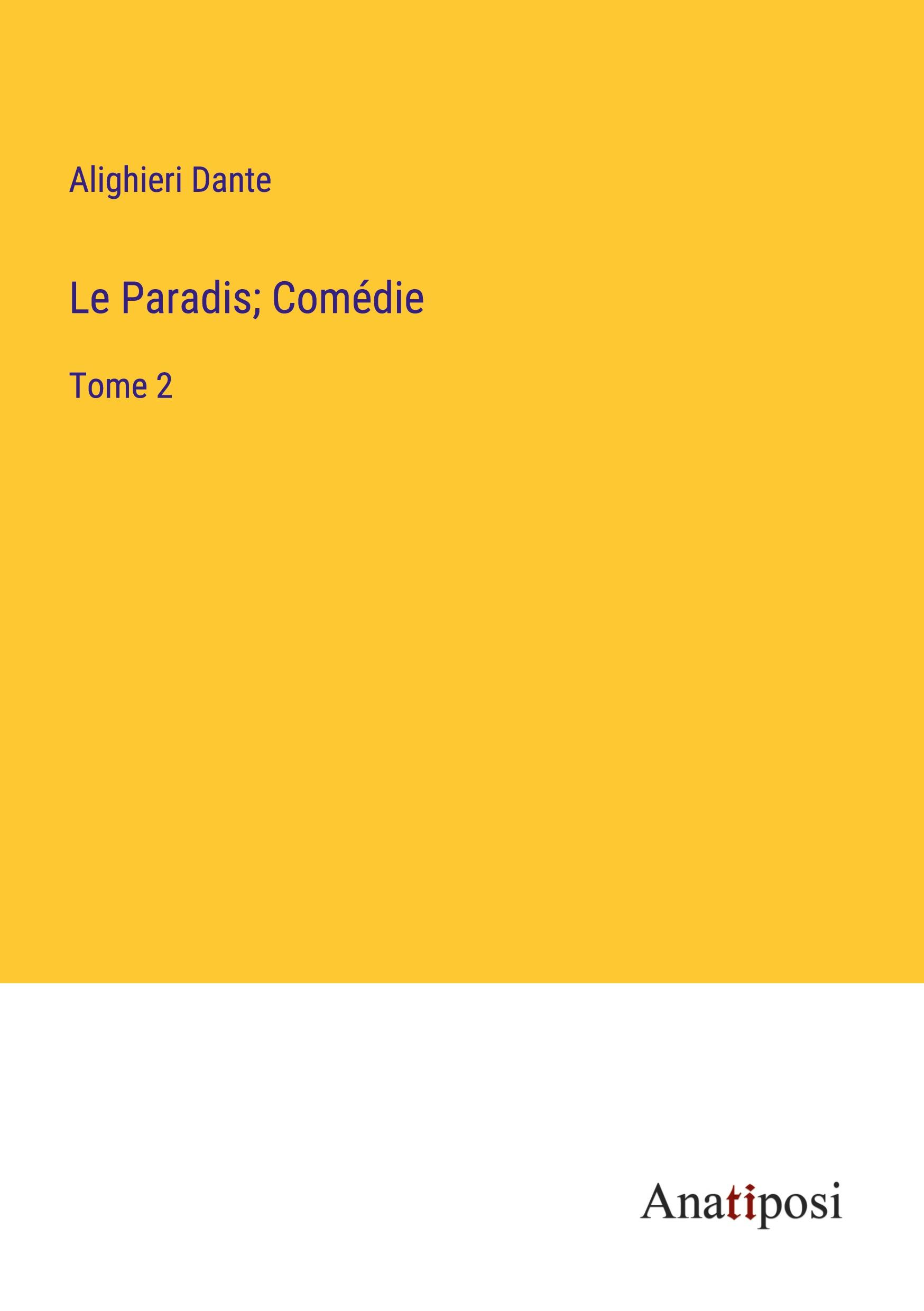 Vorderes Coverbild Le Paradis; Comédie