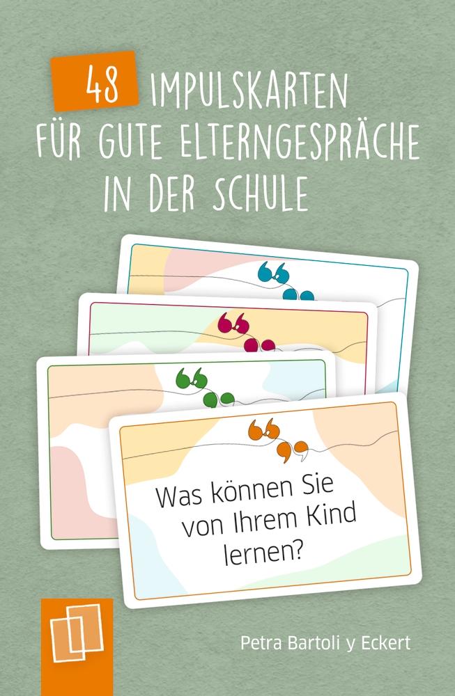 Vorderes Coverbild 48 Impulskarten für gute Elterngespräche in der Schule