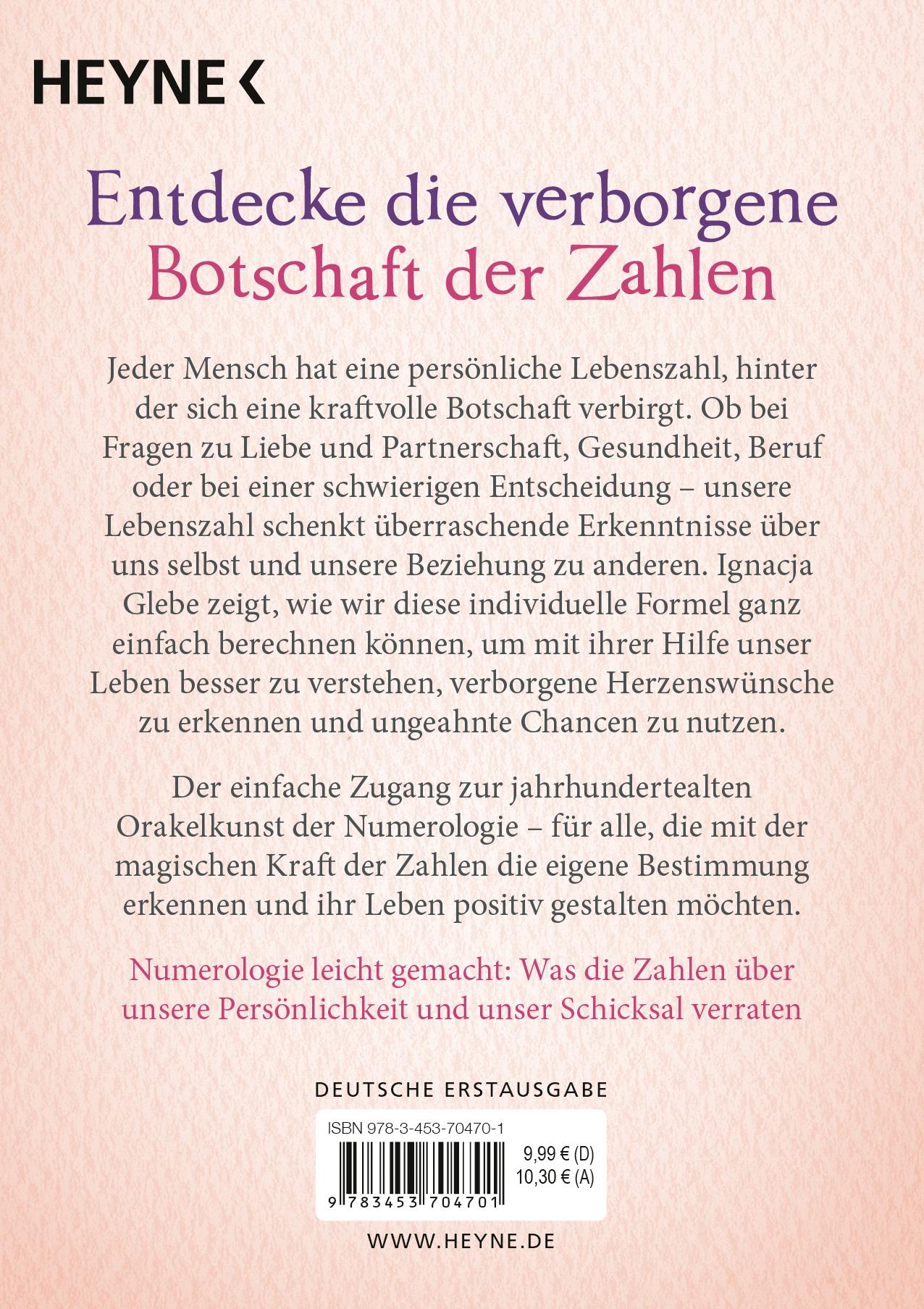 Beispielinhalt (Bild) Das kleine Buch der Numerologie