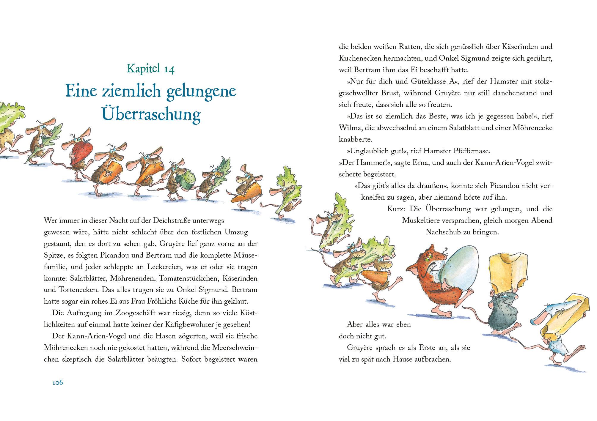 Beispielinhalt (Bild) Die Muskeltiere und die verflixte 13