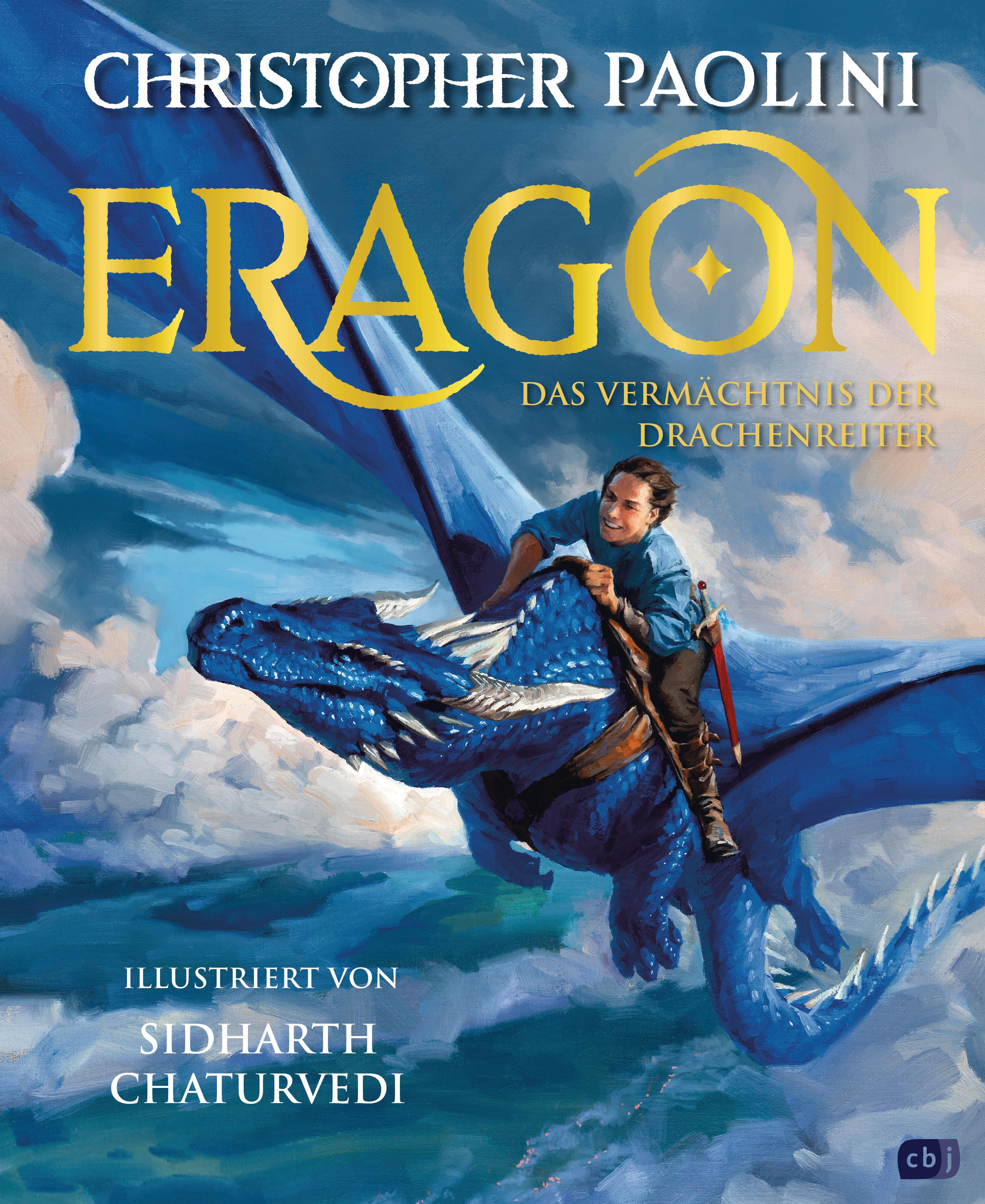 Vorderes Coverbild Eragon. Das Vermächtnis der Drachenreiter.