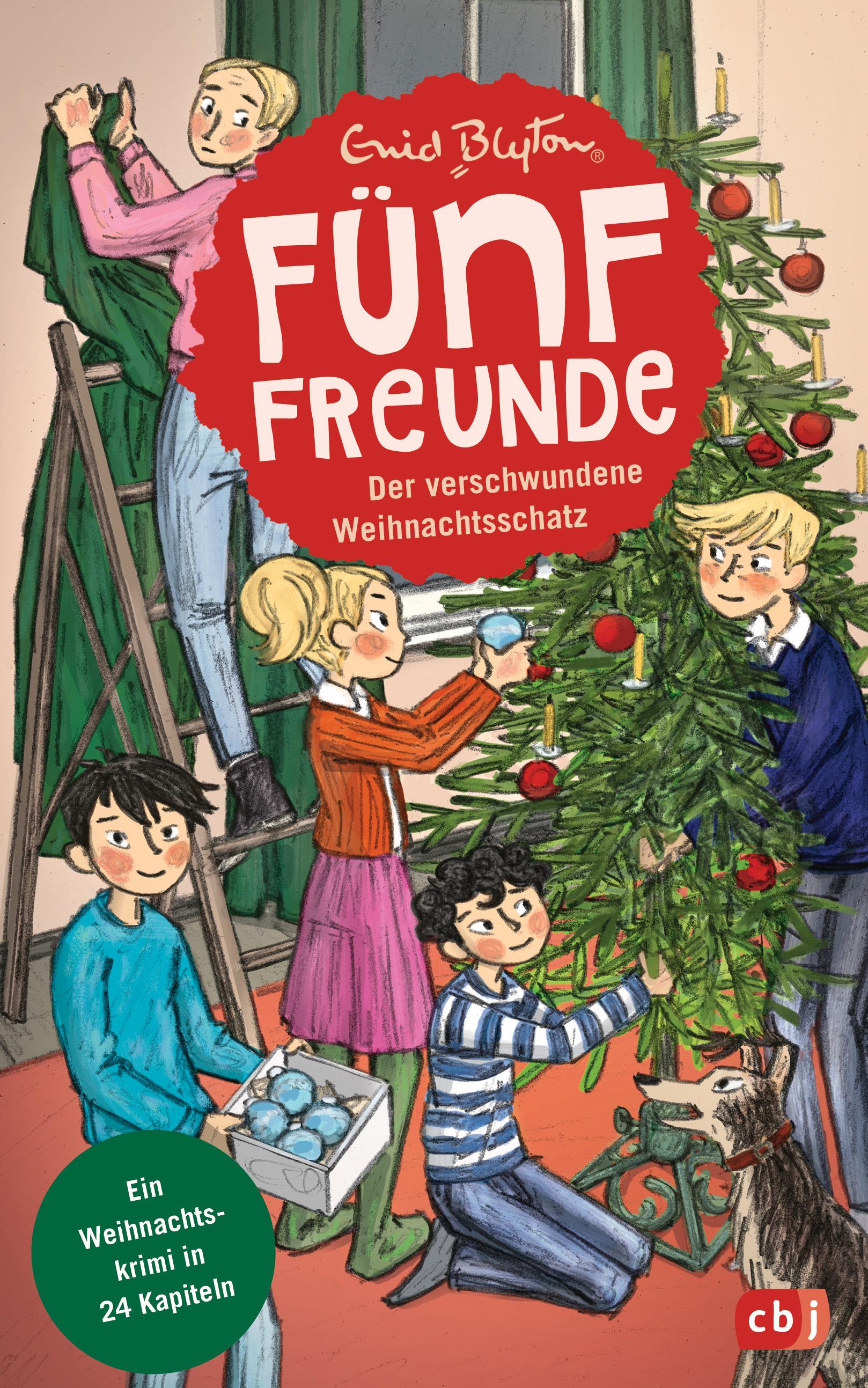 Vorderes Coverbild Fünf Freunde - Der verschwundene Weihnachtsschatz