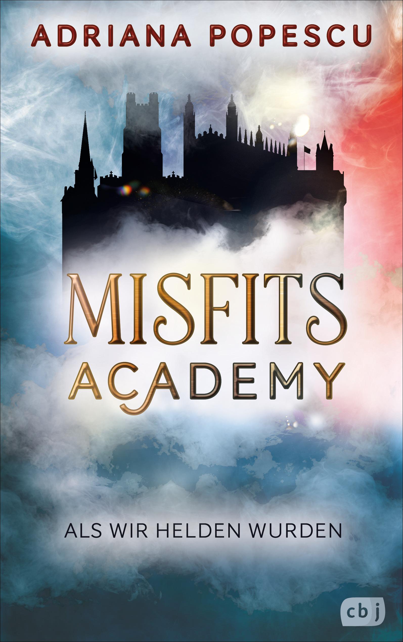 Vorderes Coverbild Misfits Academy - Als wir Helden wurden