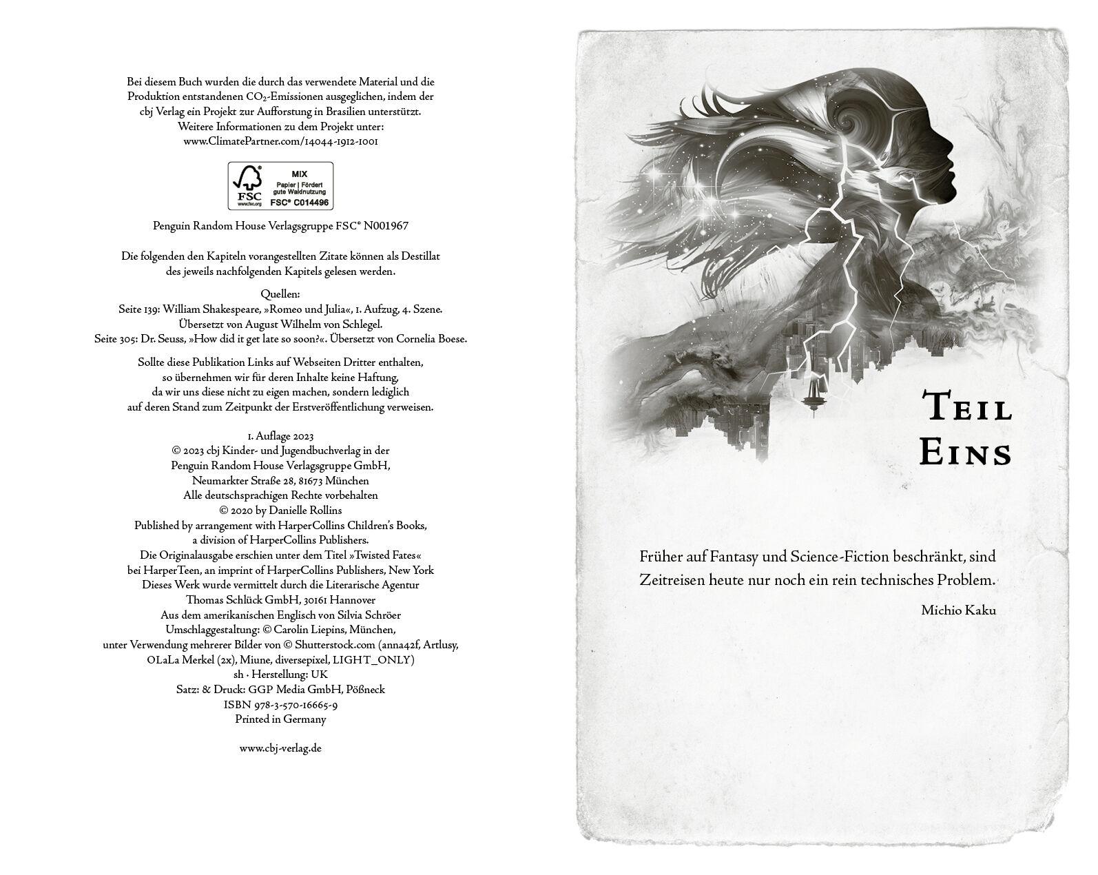 Beispielinhalt (Bild) Stolen Time - Gestohlenes Schicksal