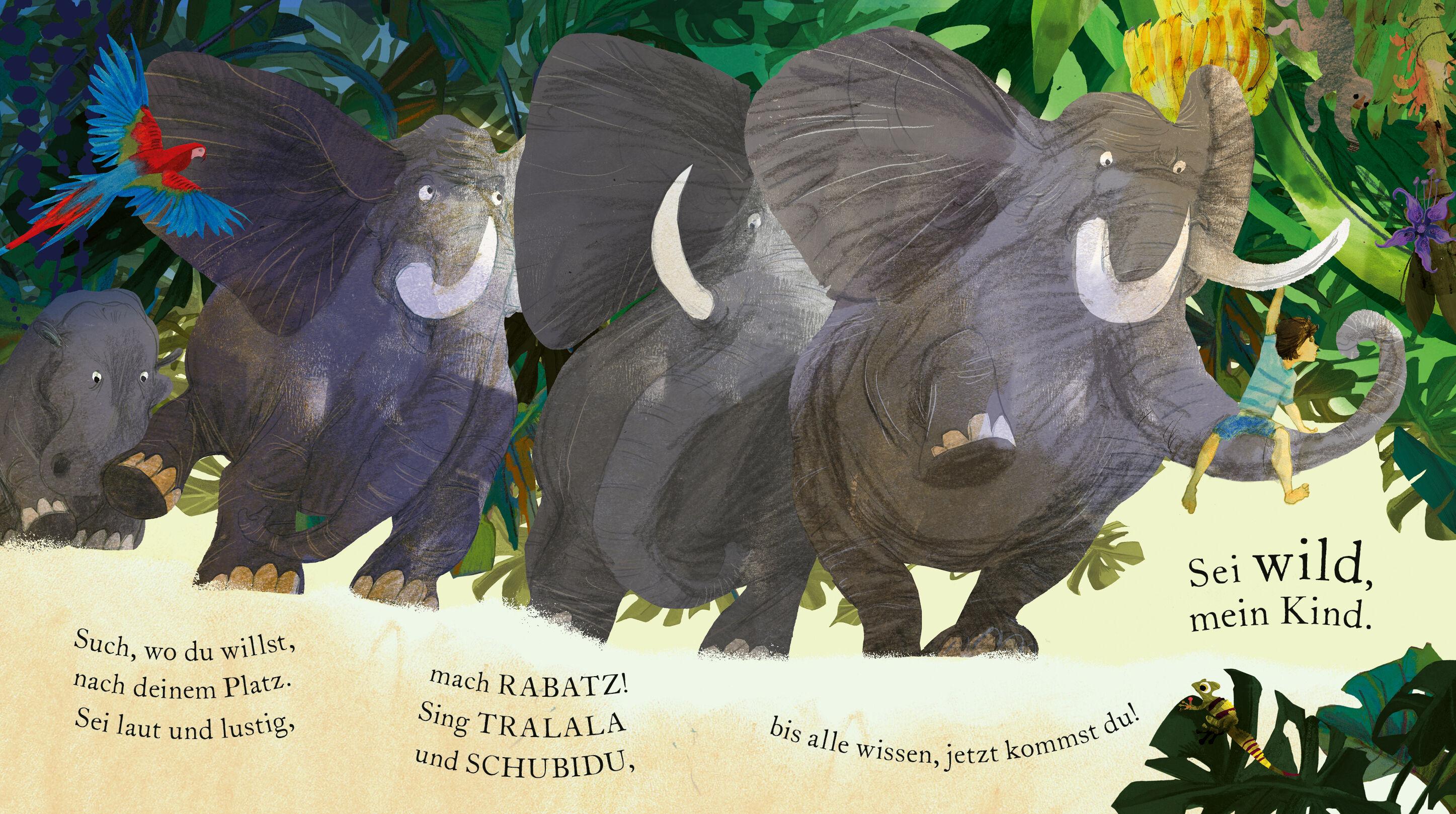 Beispielinhalt (Bild) Sei wild, mein Kind!