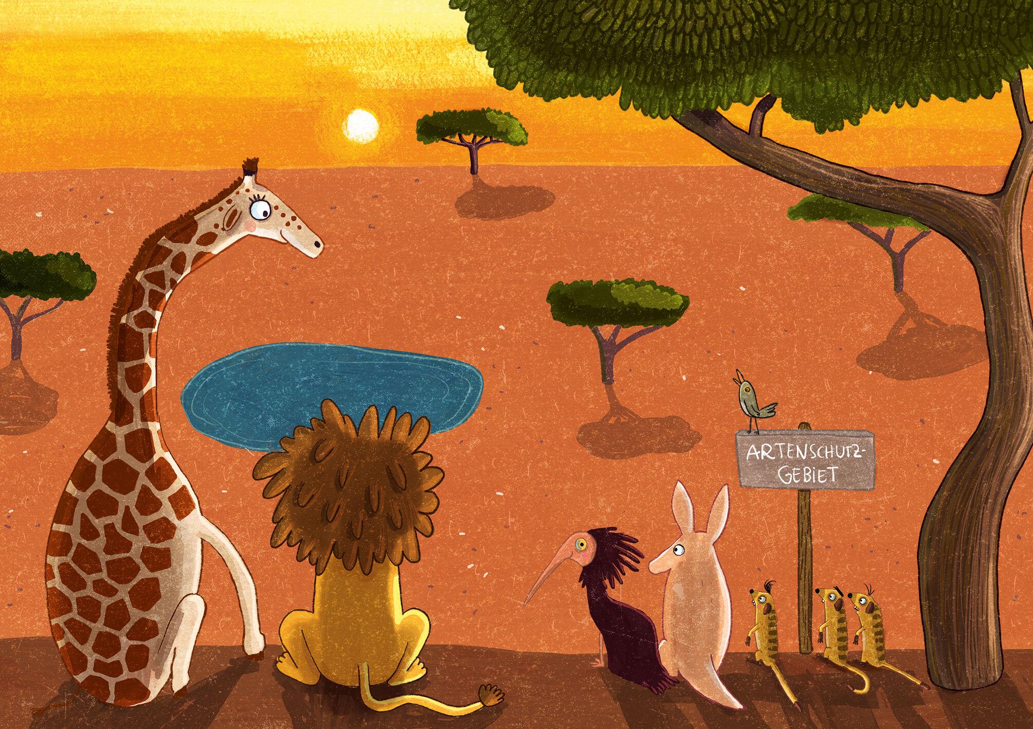 Beispielinhalt (Bild) Wilde Woche - Montags ist immer Safari