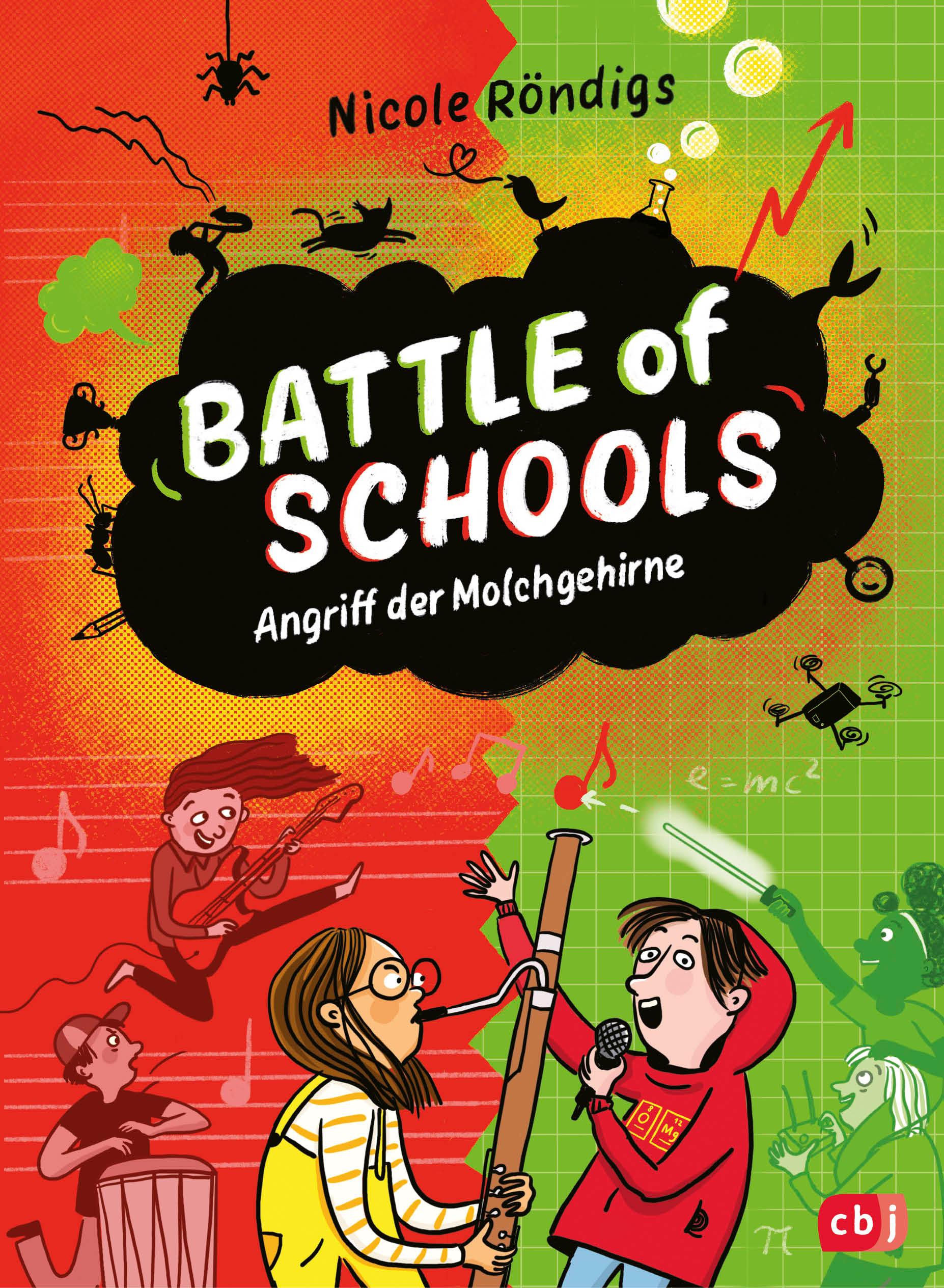 Vorderes Coverbild Battle of Schools - Angriff der Molchgehirne