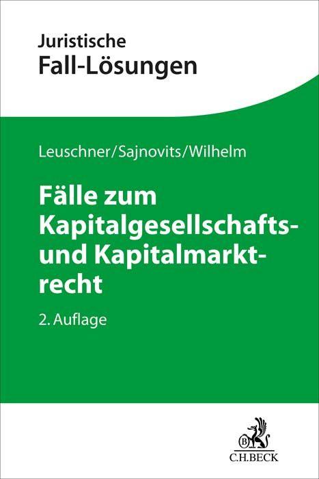 Vorderes Coverbild Fälle zum Kapitalgesellschafts- und Kapitalmarktrecht