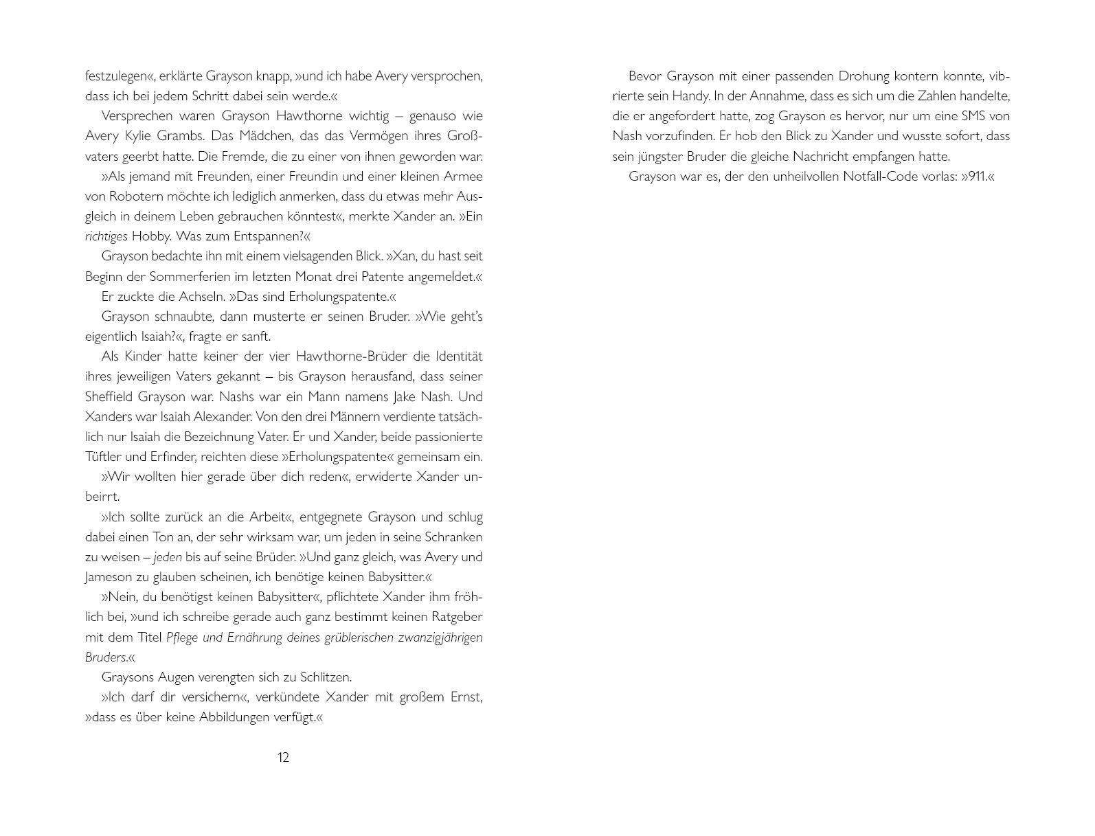 Beispielinhalt (Bild) The Brothers Hawthorne