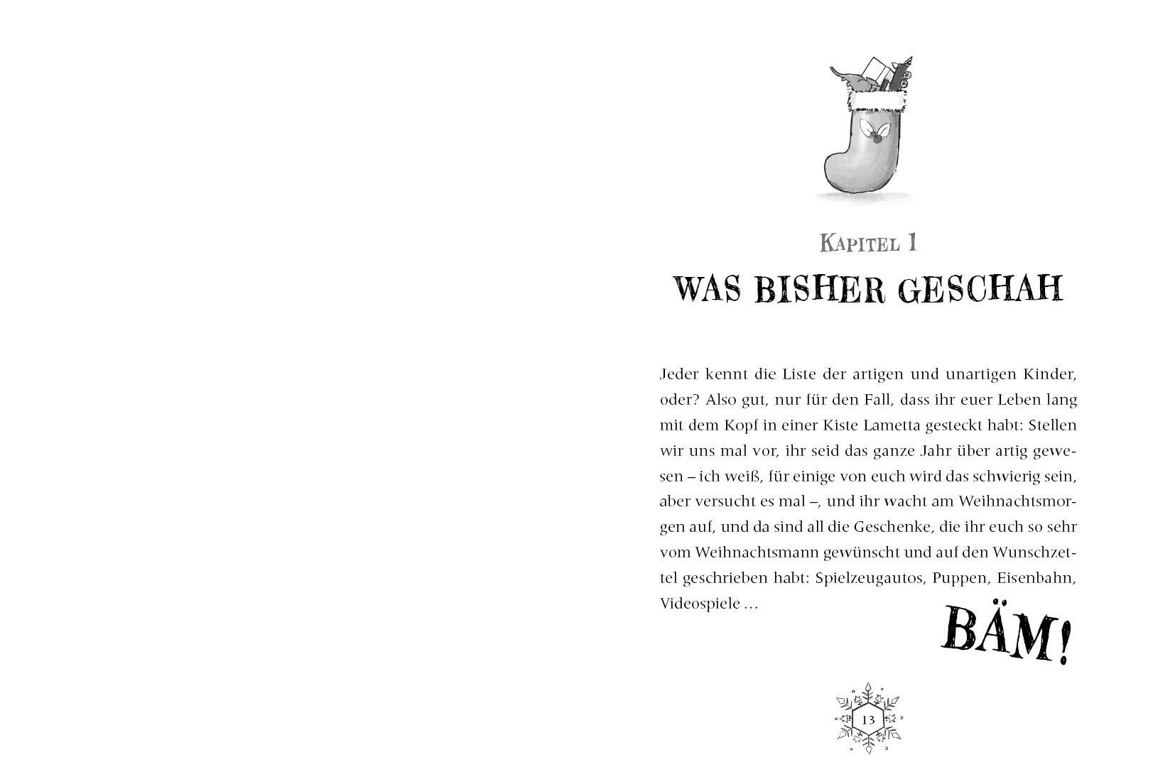 Beispielinhalt (Bild) Der Weihnachtosaurus und die böse Liste