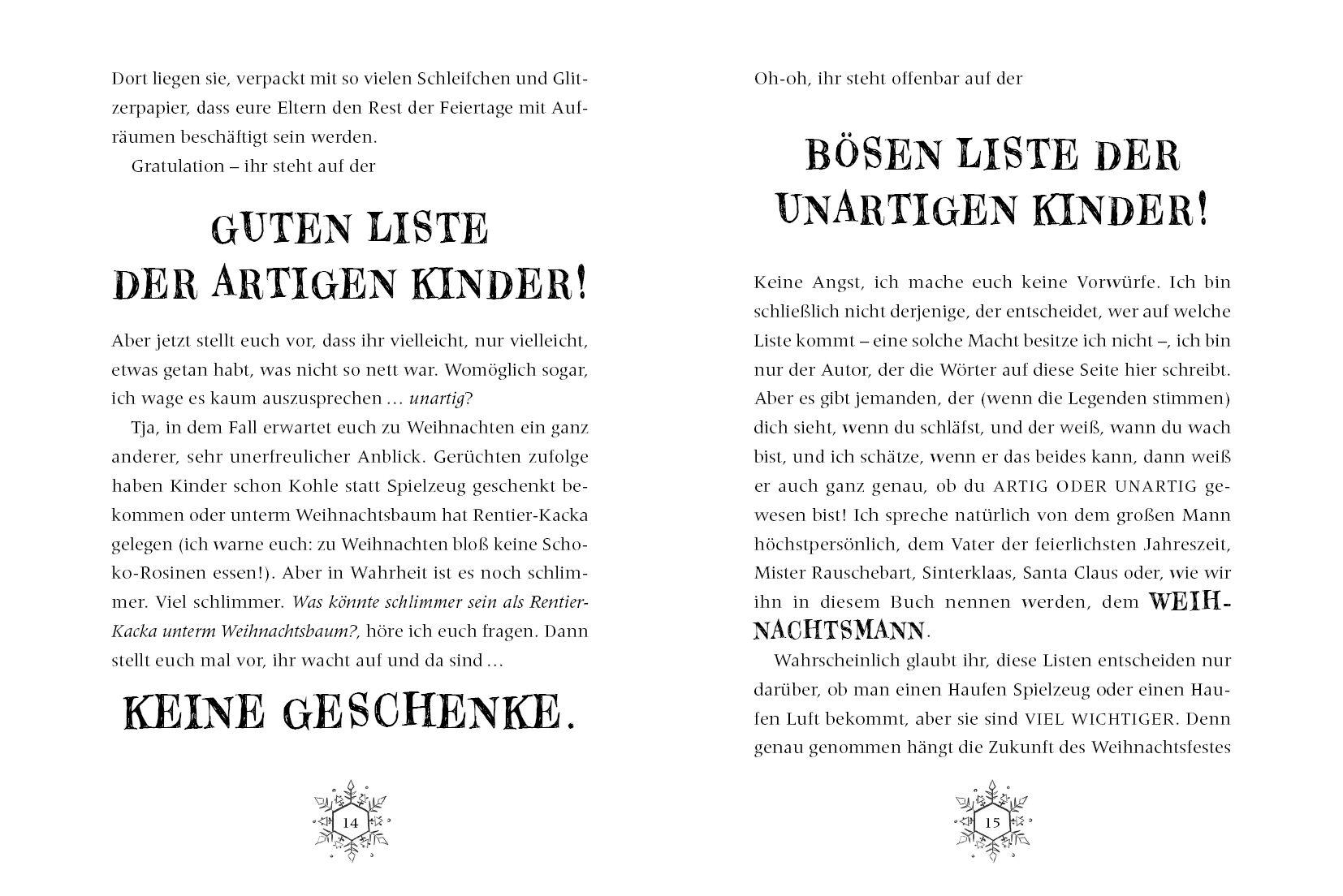 Beispielinhalt (Bild) Der Weihnachtosaurus und die böse Liste