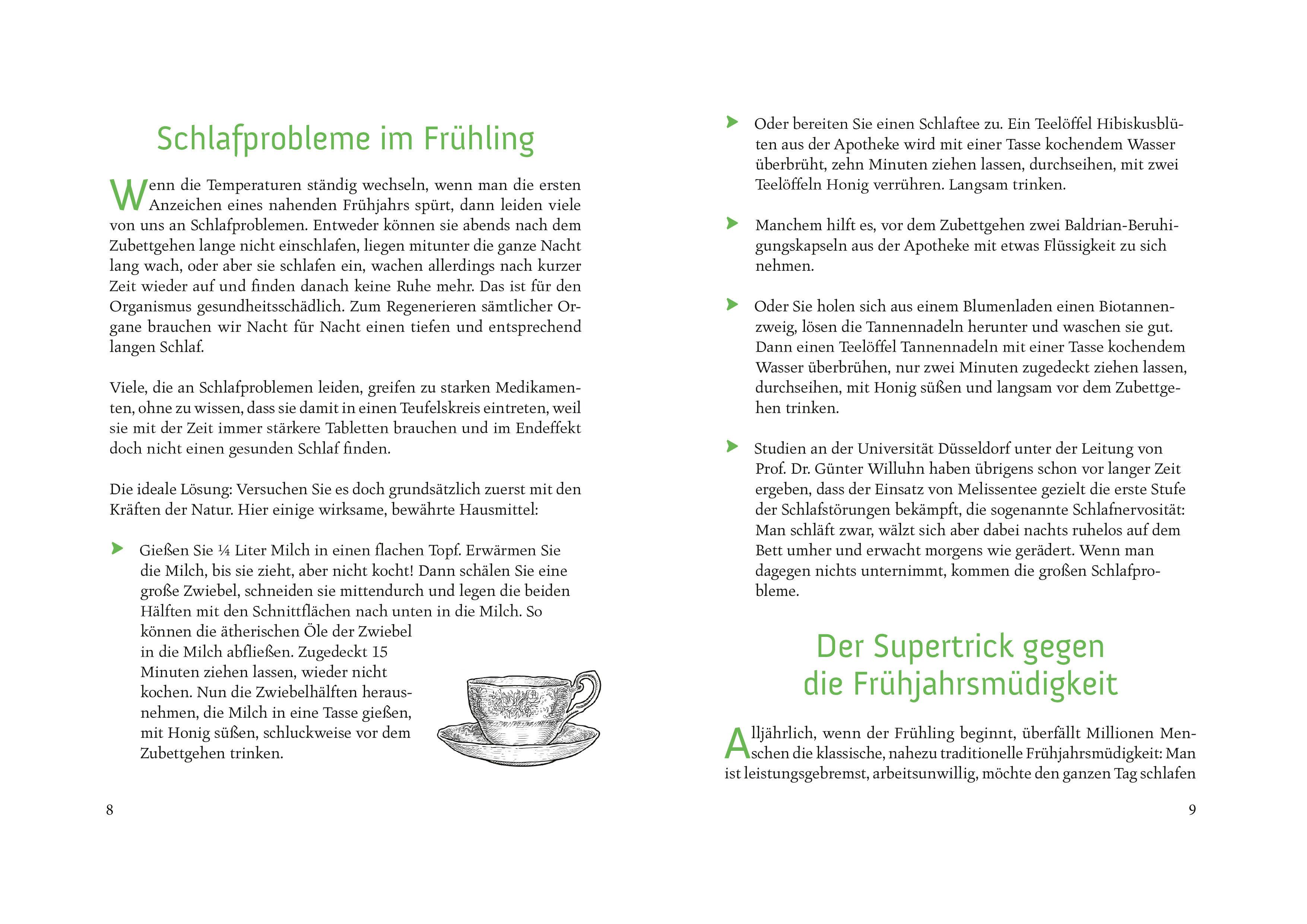 Beispielinhalt (Bild) Fit durchs Jahr. Gesundheitstipps für alle Jahreszeiten. Gesund bleiben und wieder werden