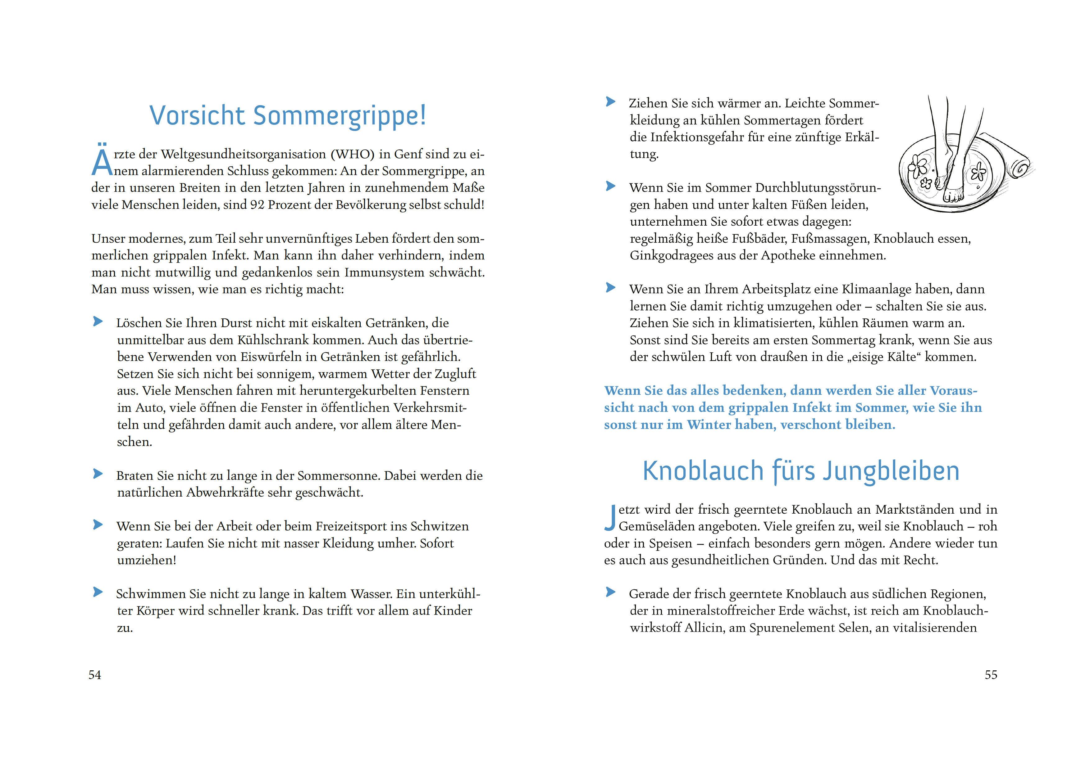 Beispielinhalt (Bild) Fit durchs Jahr. Gesundheitstipps für alle Jahreszeiten. Gesund bleiben und wieder werden