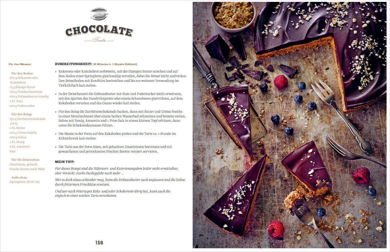 Beispielinhalt (Bild) Kochen für Männer - Über 50 einfache aber raffinierte Rezepte