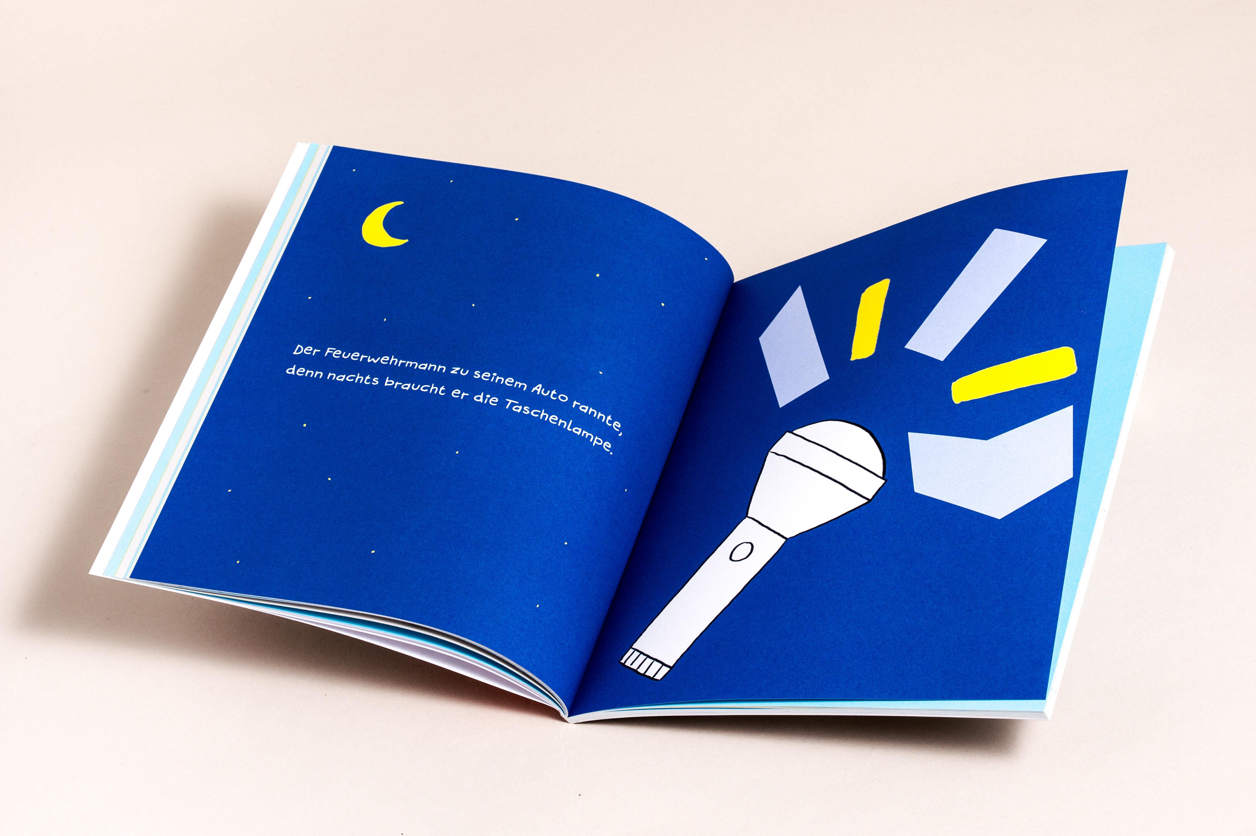 Beispielinhalt (Bild) Mein kunterbuntes Ausschneidebuch - Feuerwehr. Schneiden, kleben, malen ab 3 Jahren