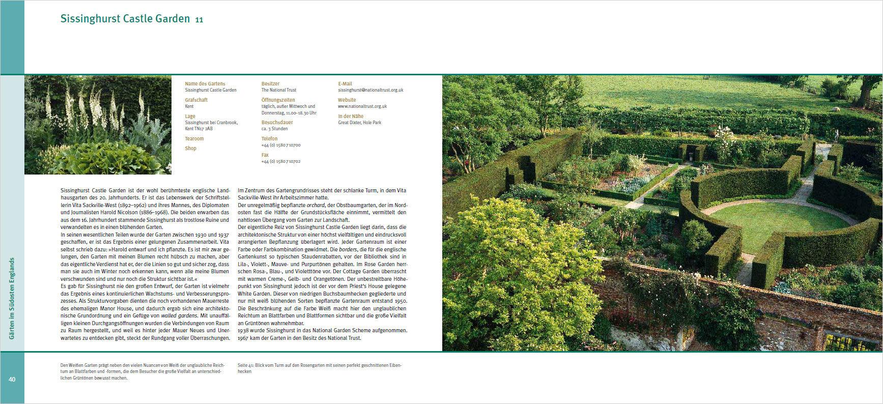 Beispielinhalt (Bild) Britische Gartenkunst - Über 60 traumhafte Gärten in England, Schottland, Wales und Irland