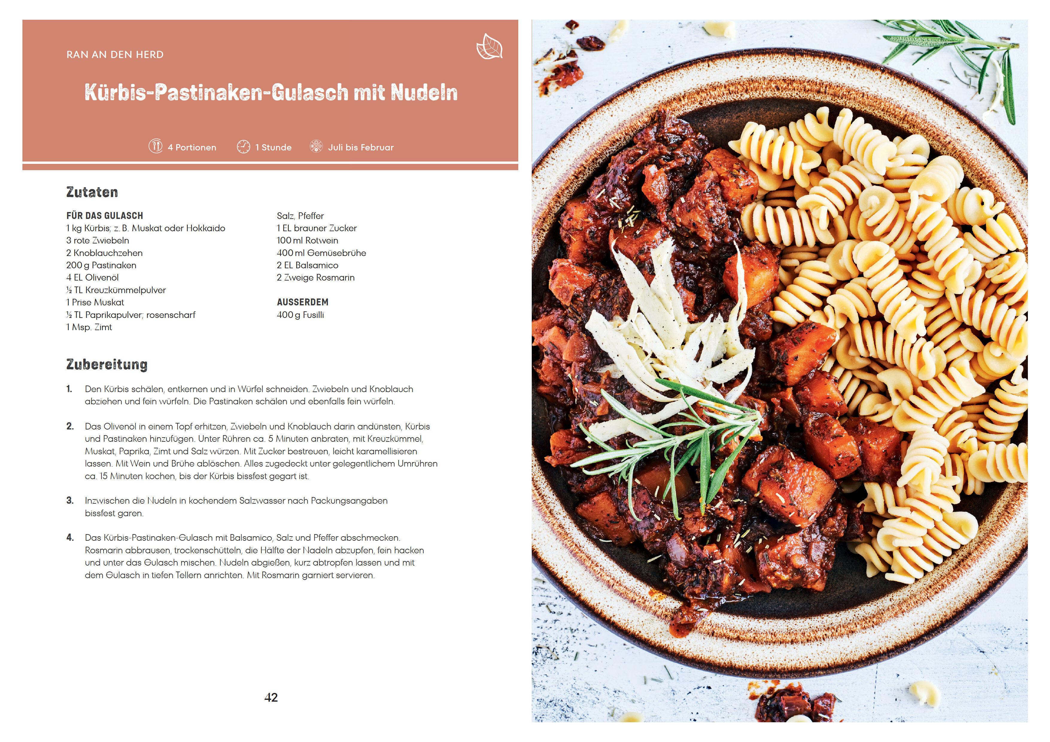 Beispielinhalt (Bild) Preiswert & nachhaltig kochen - vegetarische Rezepte mit wenigen Zutaten