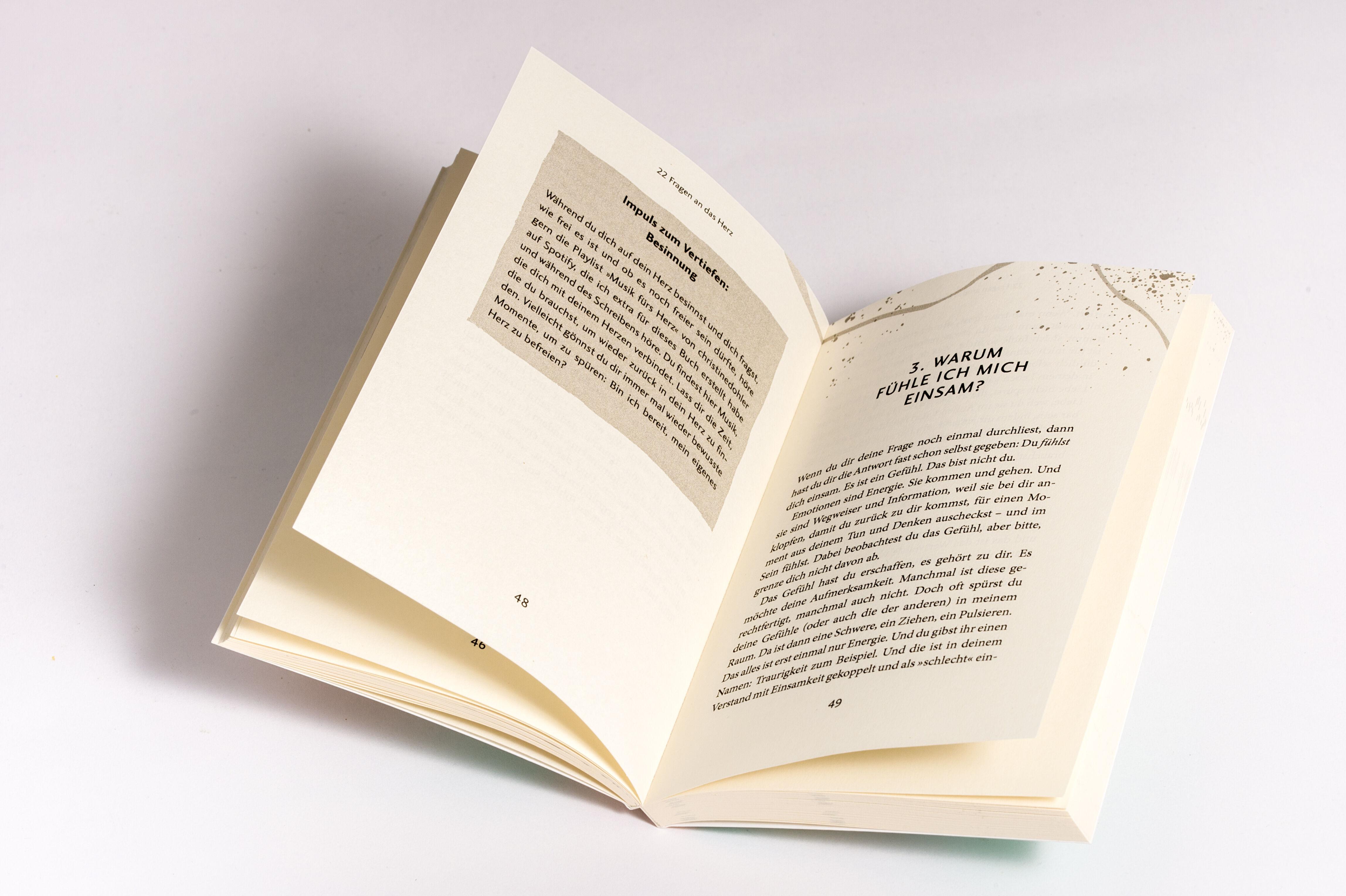 Beispielinhalt (Bild) 22 Fragen an dein Herz, die dein Leben mit Liebe füllen